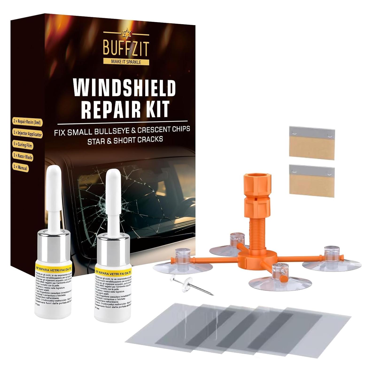 Kit de Reparación de Parabrisas BUFFZIT - 2 Botellas de Resina