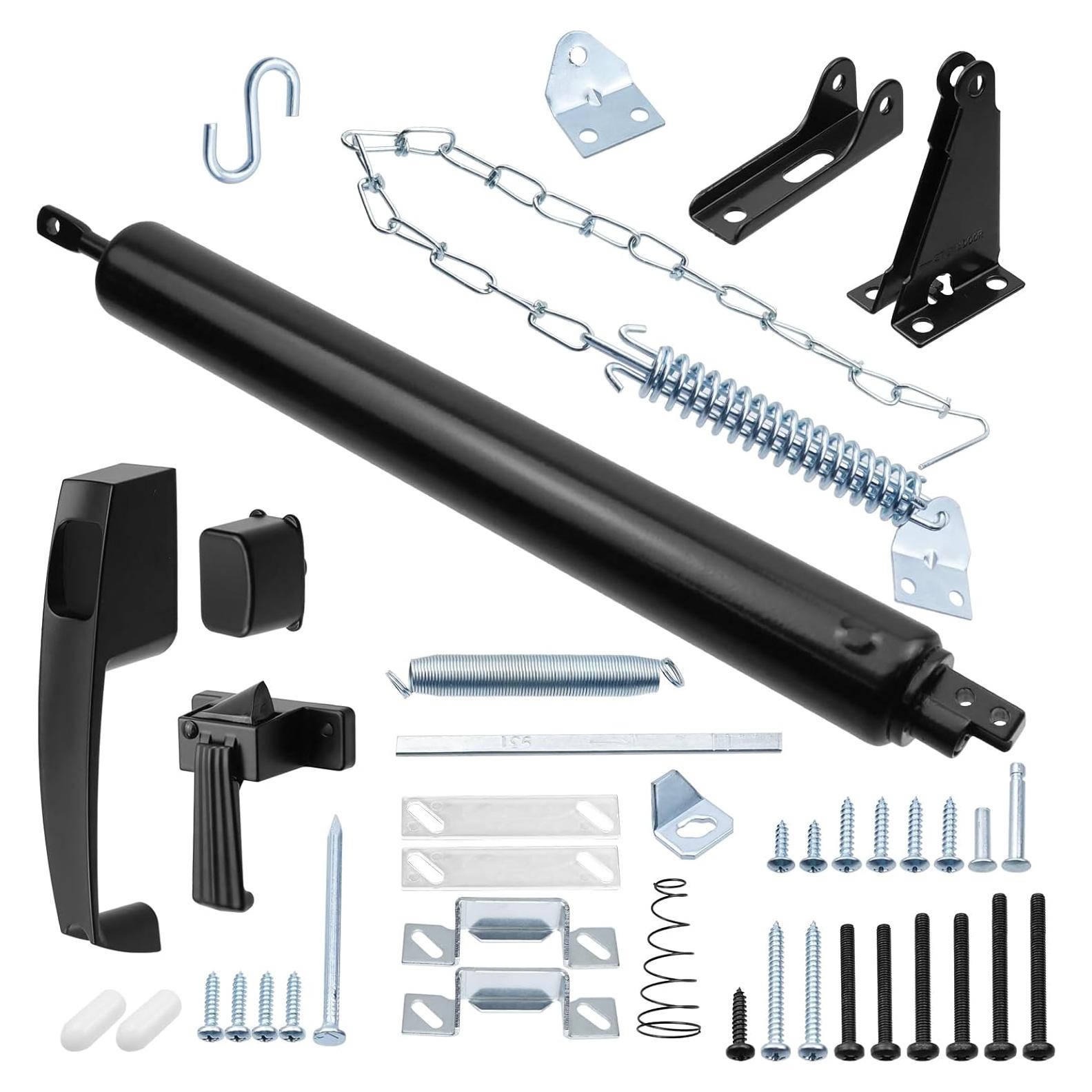 Cierre de Pantalla y Puerta de Tormenta Bitray Negro Ajustable