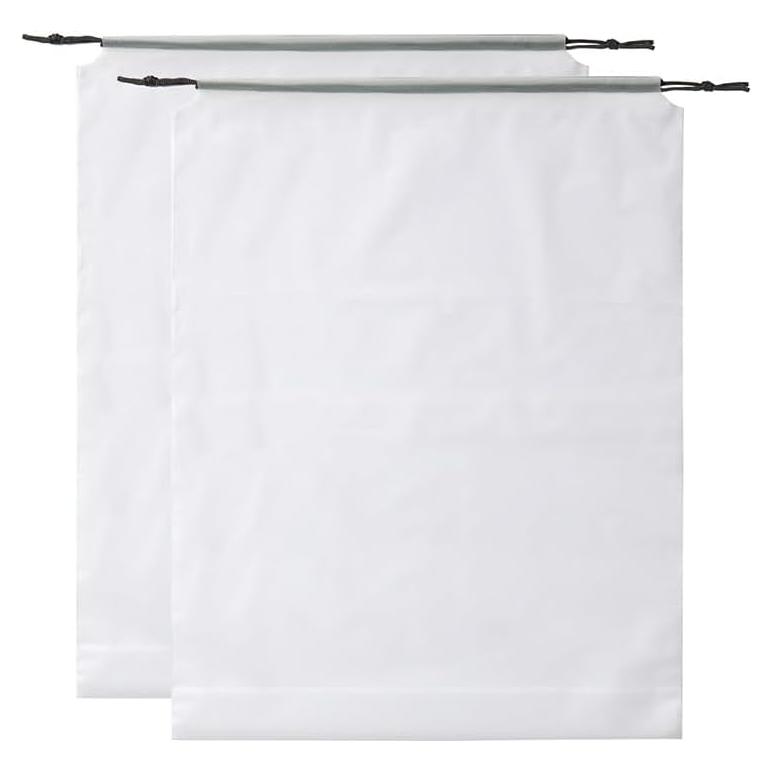 Bolsas para zapatos de viaje transparentes impermeables 2 piezas