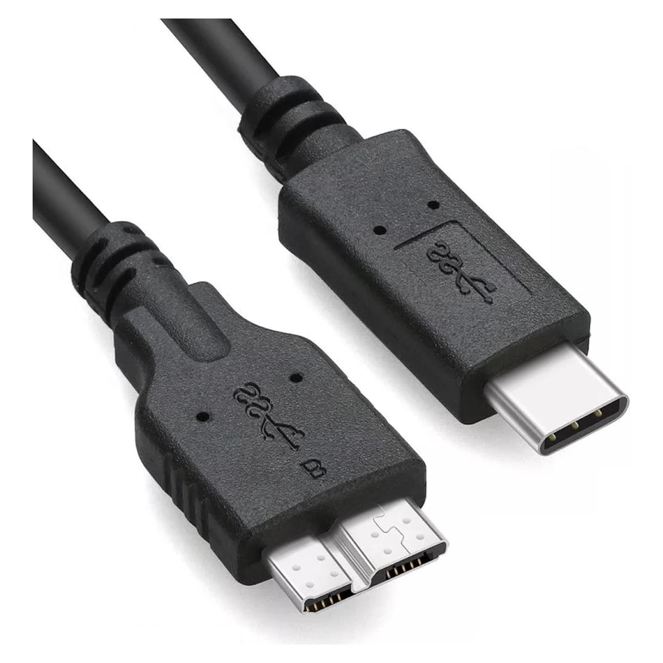 Cable USB C a Micro-B 0.91m para Discos Duros Externos