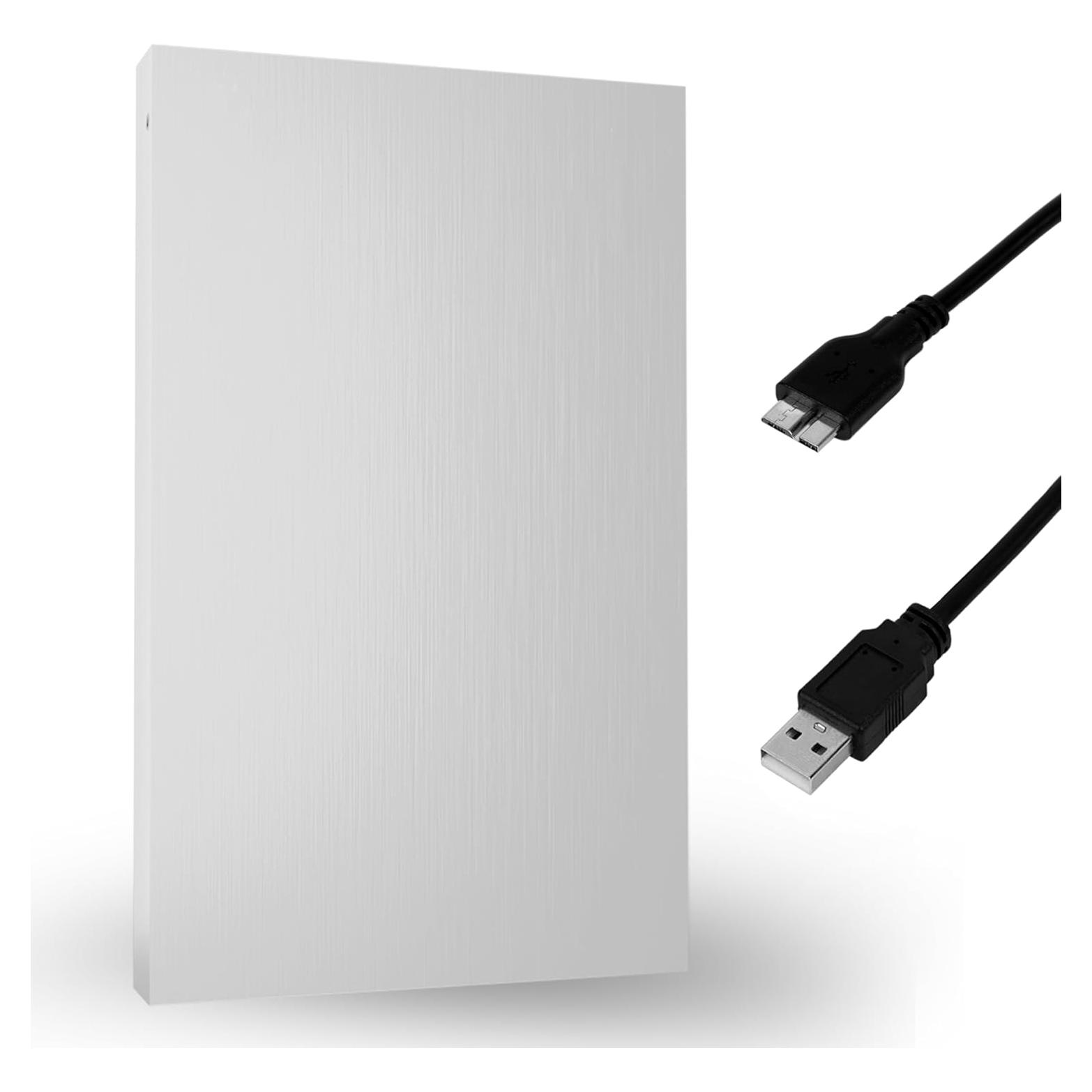 Disco Duro Externo 250GB Genérico USB 3.0 Plata Portátil