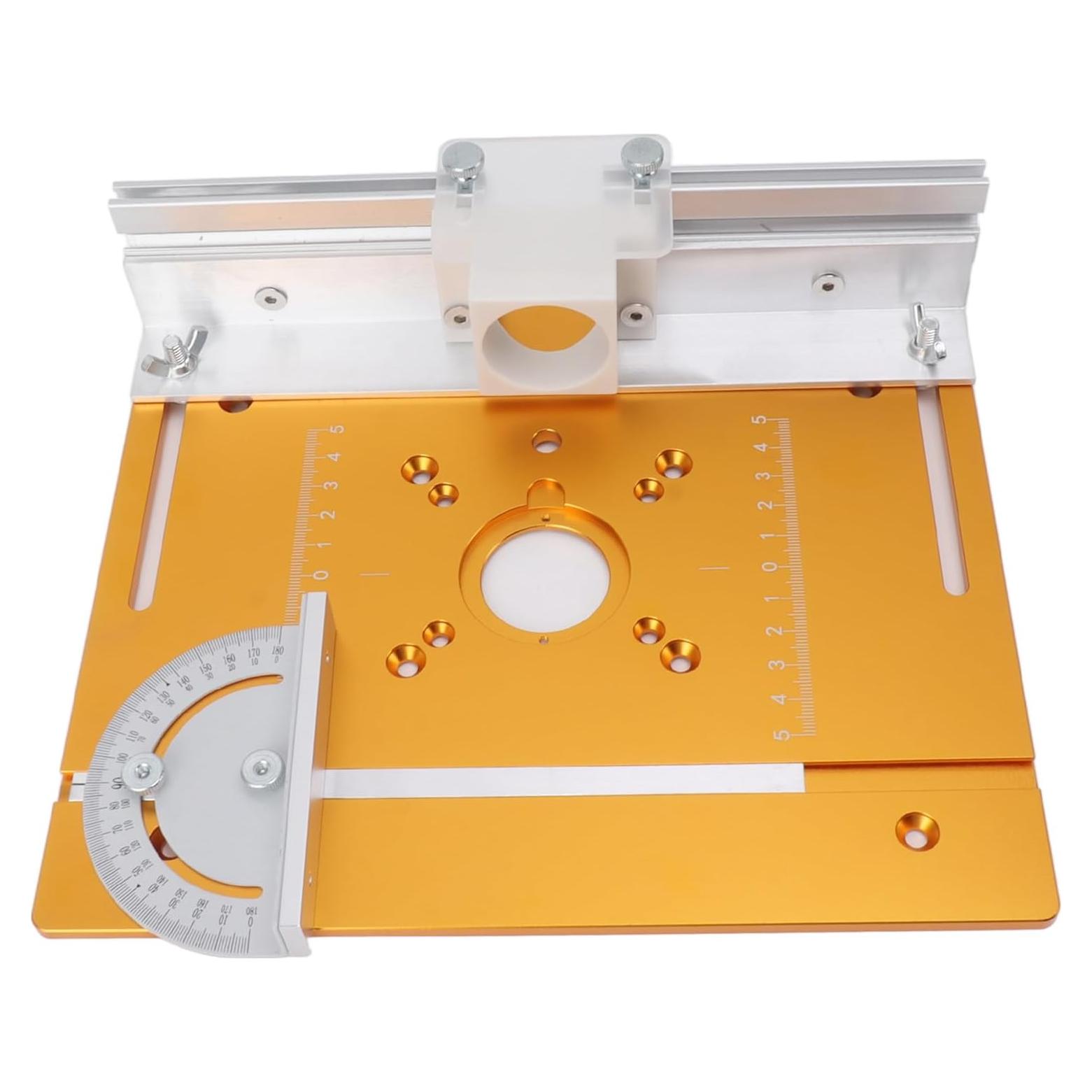 Placa de Inserción para Mesa de Router Yctze Aluminio 27.94x21.92cm