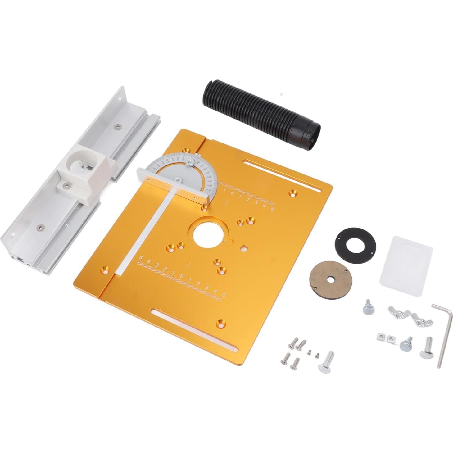 Placa de Inserción para Mesa de Router Yctze Aluminio 27.94x21.92cm