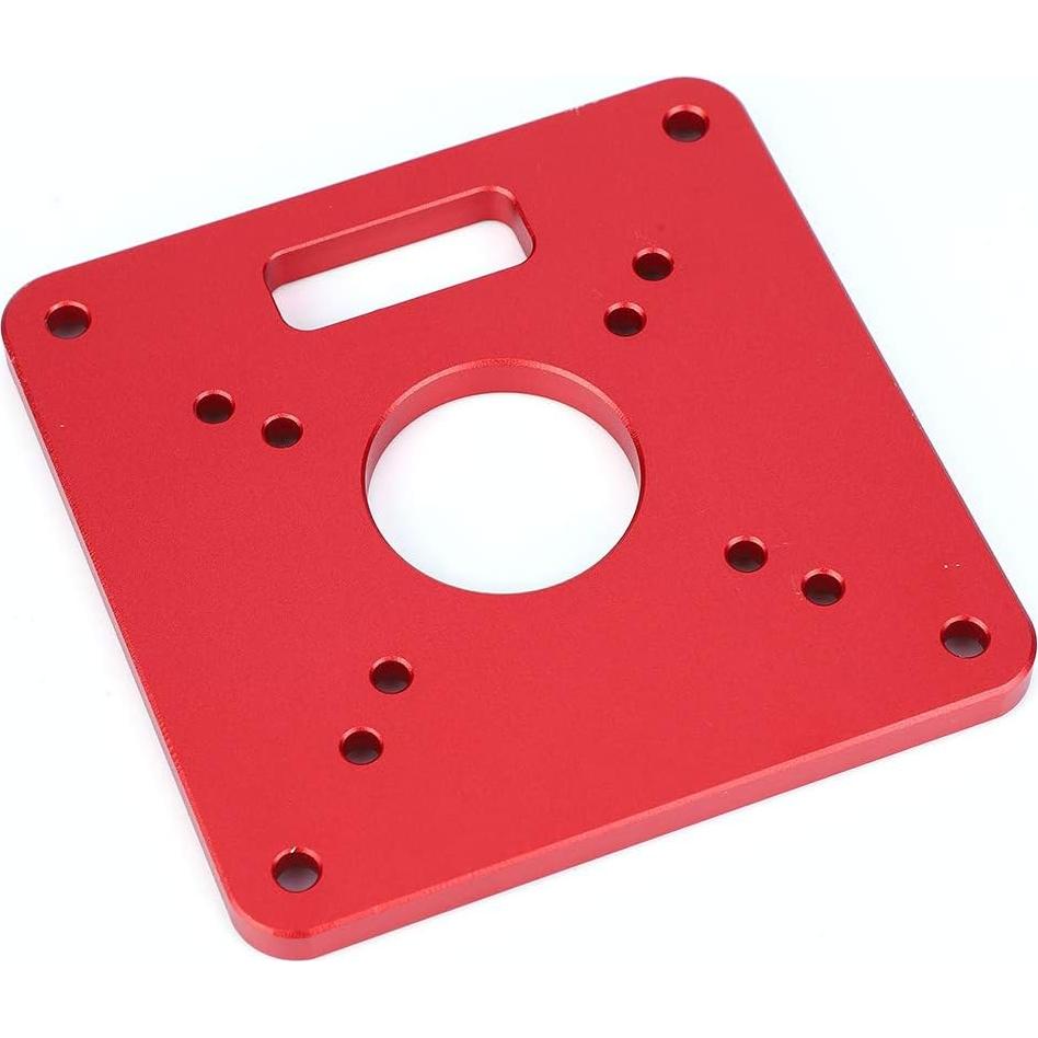 Placa de Inserción para Mesa de Router Eujgoov Aluminio 120x120mm