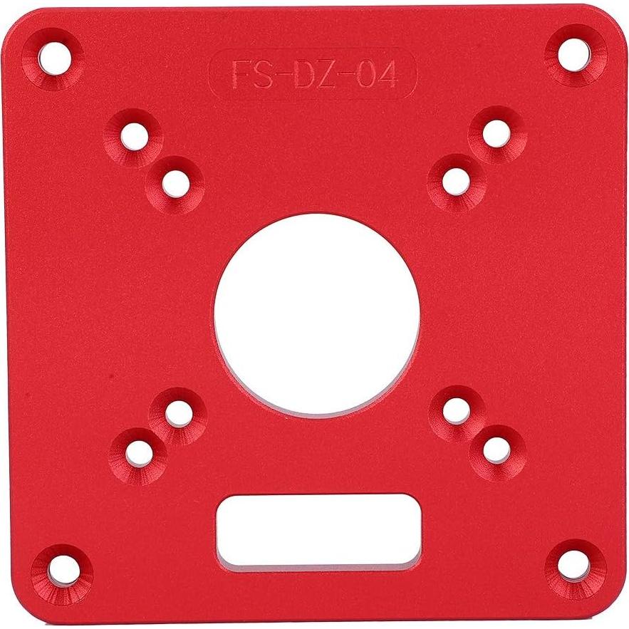 Placa de Inserción para Mesa de Router Eujgoov Aluminio 120x120mm