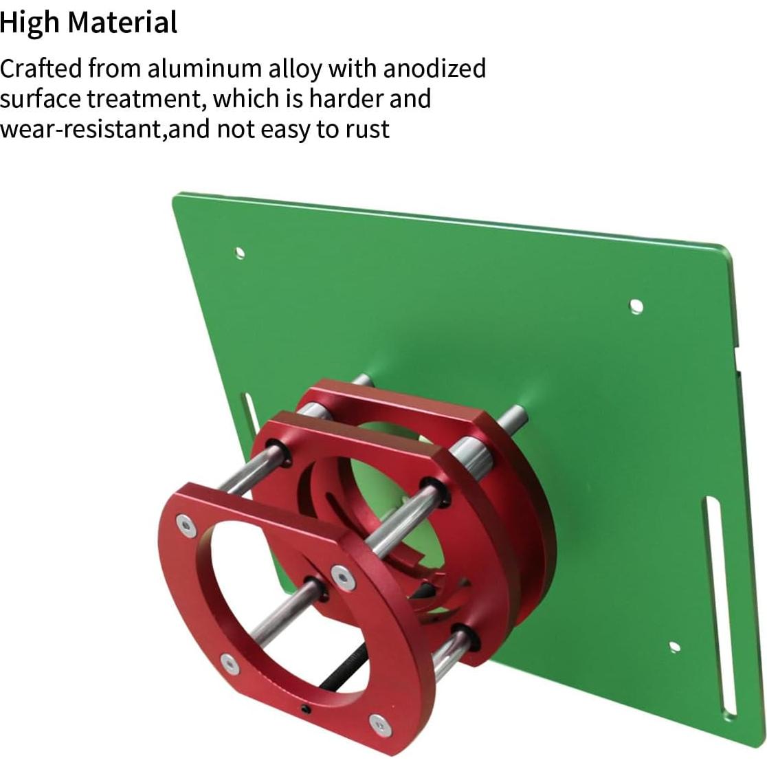 Placa de Inserción de Mesa Router Aluminio CCIEAO 240x200mm