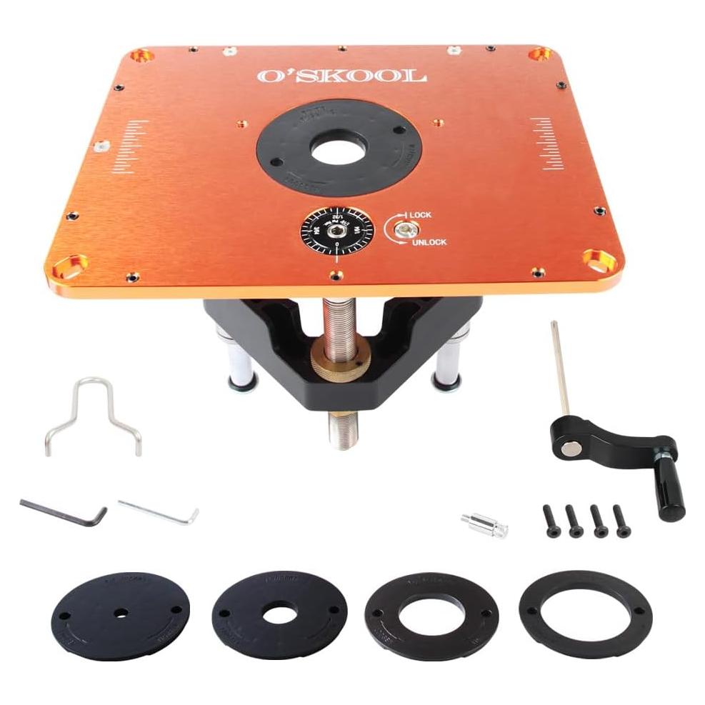 Elevador de Router O'SKOOL RTS013 con Placa 35.56x31.24cm