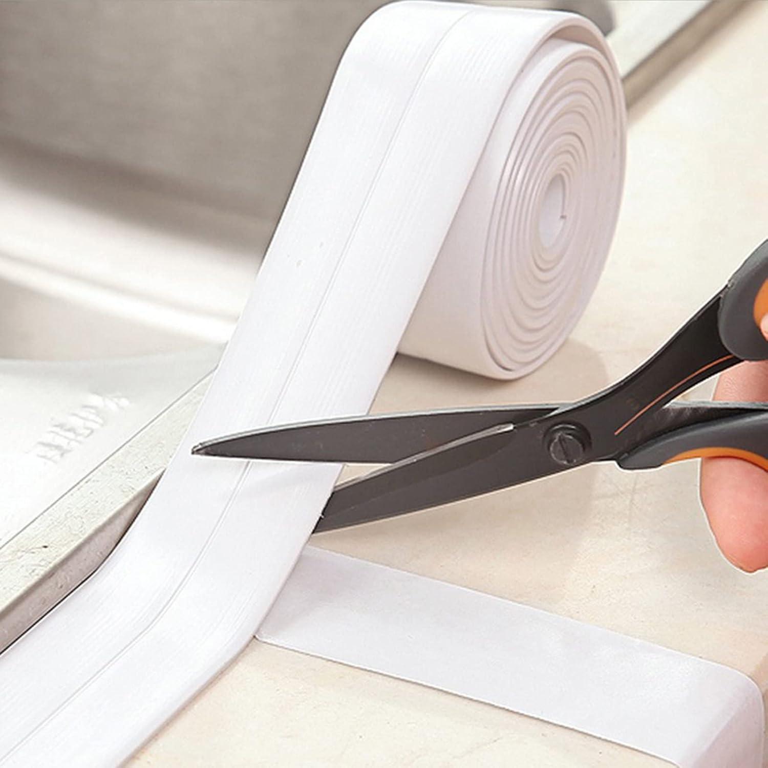 Cinta de Sellado Autoadhesiva PVC 2m para Baño y Cocina