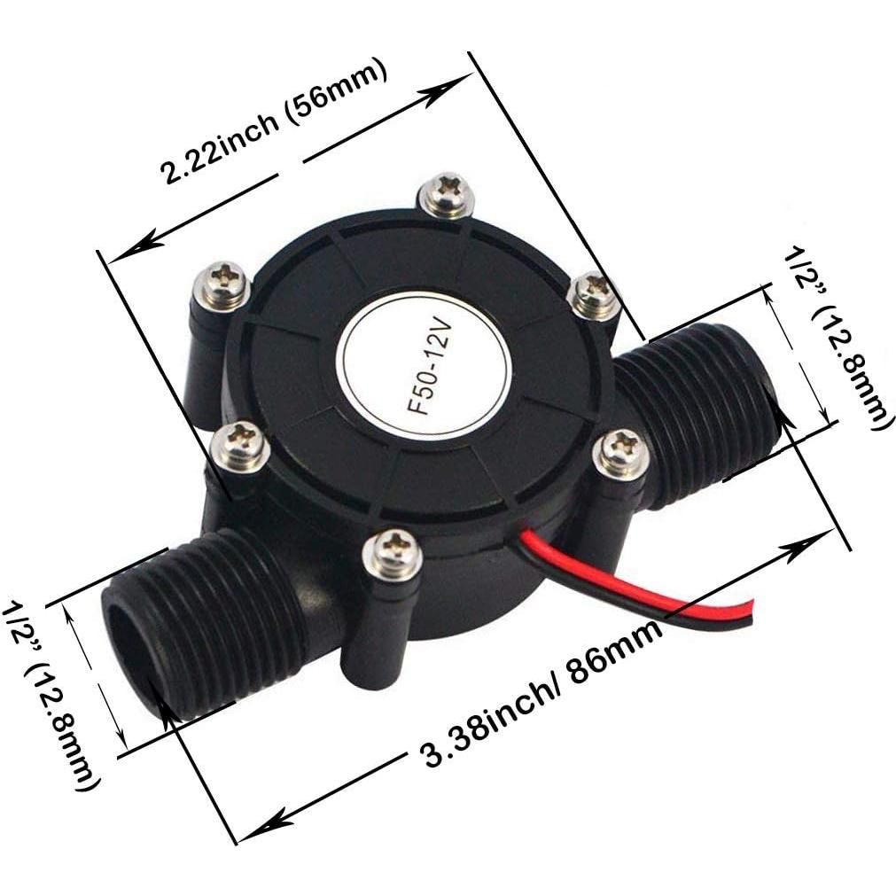 Generador de Turbina de Agua Beduan 12V 10W Hidroeléctrico