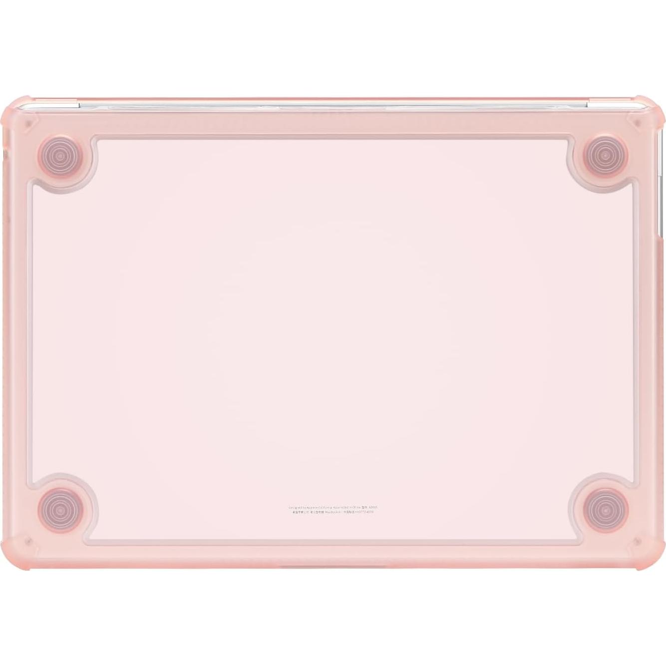 Funda Dura Mosiso para MacBook Air 13.6 Rosa 2025-2022