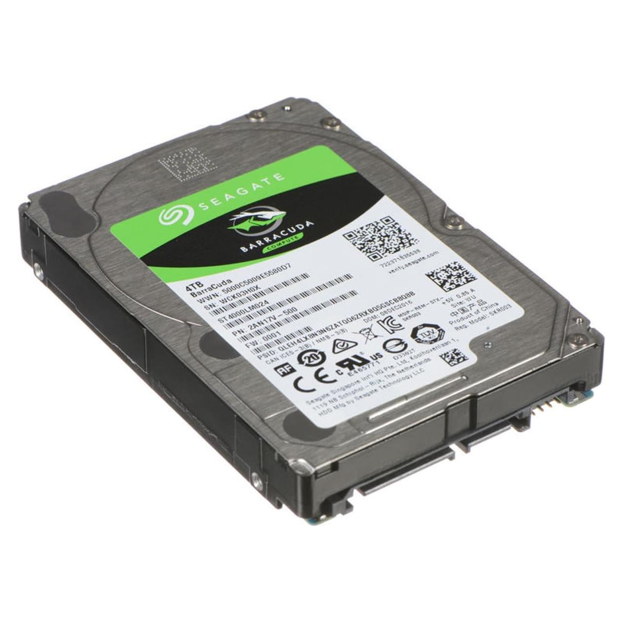 Disco Duro Móvil Seagate BarraCuda 4TB SATA 6Gb/s 2.5"