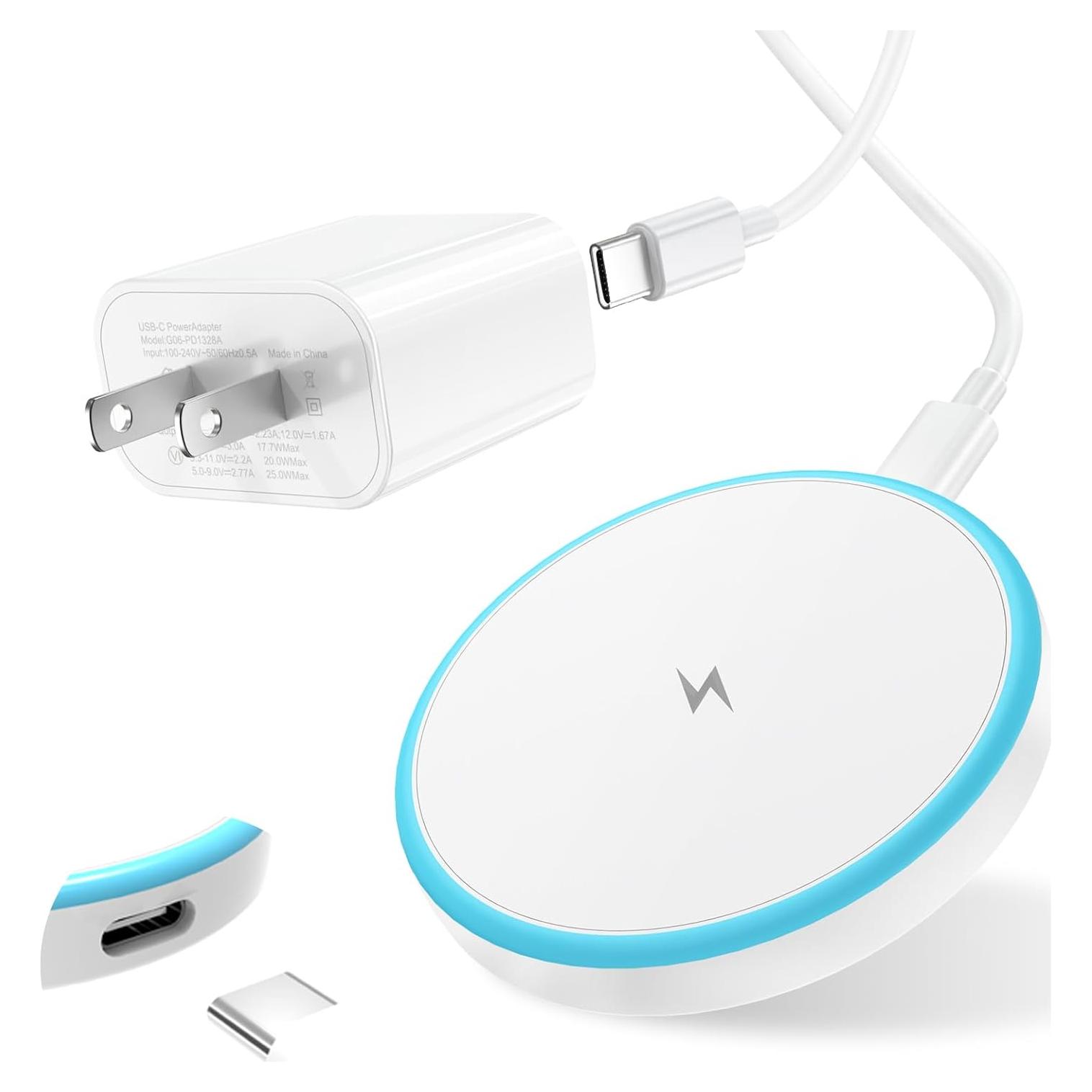 Cargador Inalámbrico Magnético AIOXQNL 15W para iPhone y AirPods