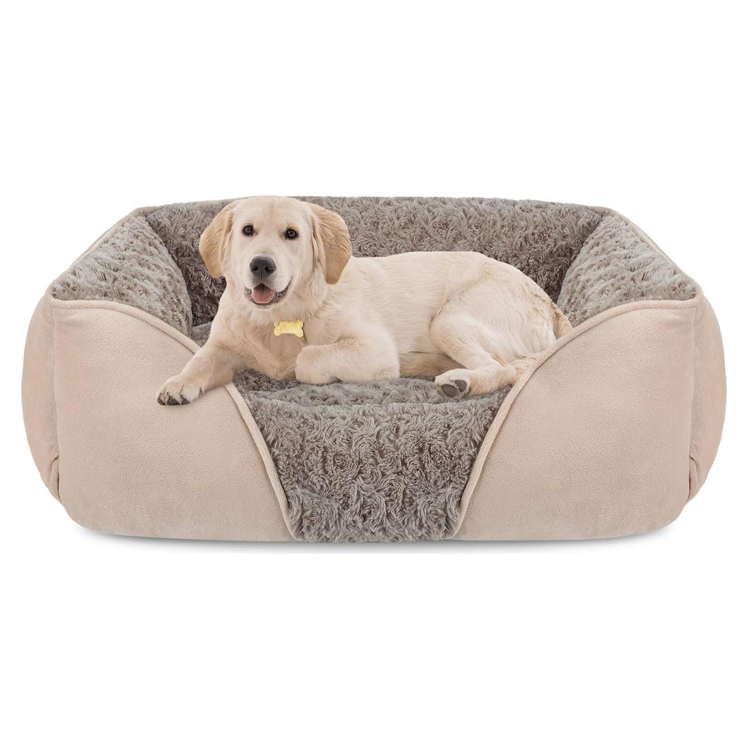 Cama ortopédica para perros INVENHO L 76.2x61cm lavable antideslizante