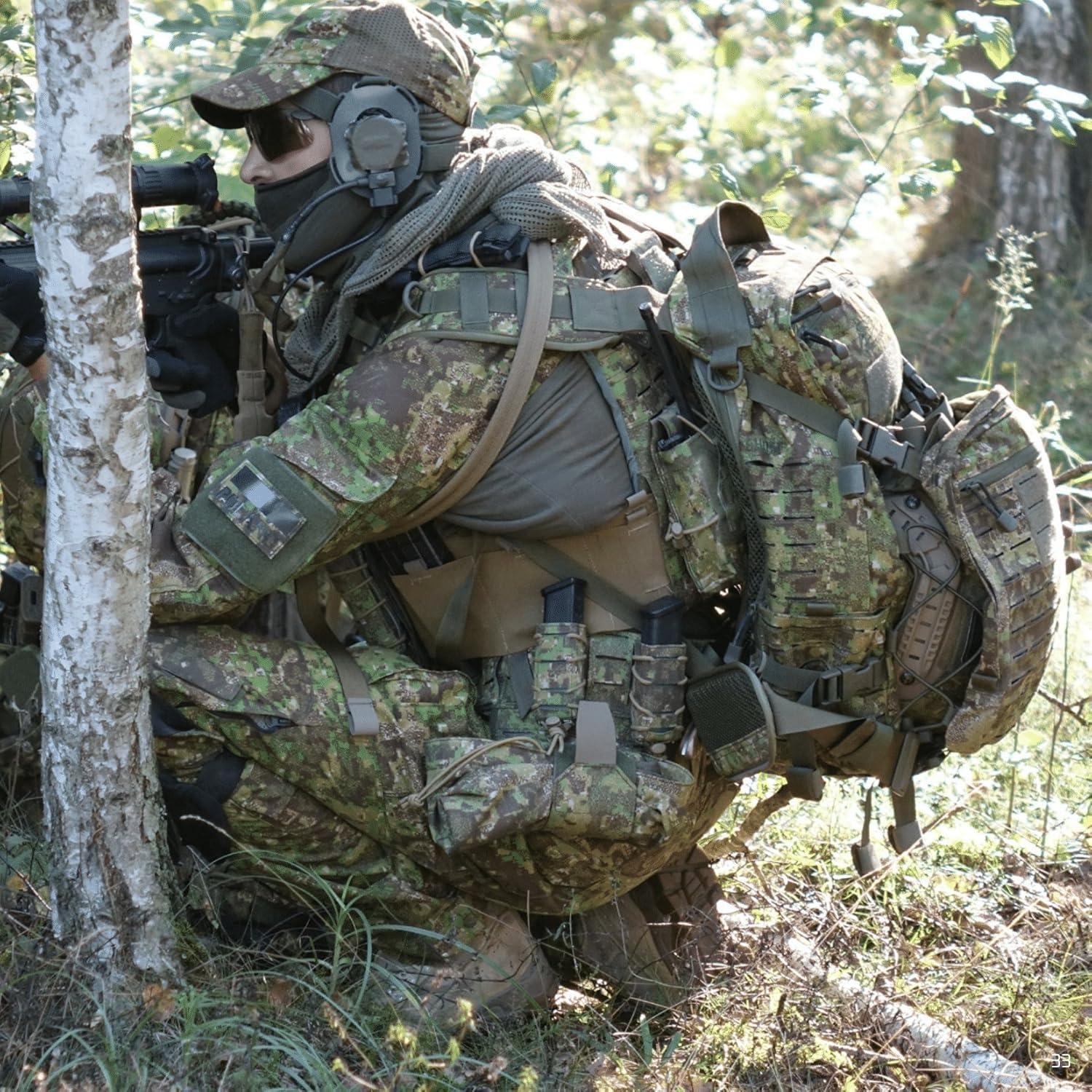 Mochila Táctica Ghost Mk II Acci&oacute;n Directa 31L Verde Ranger