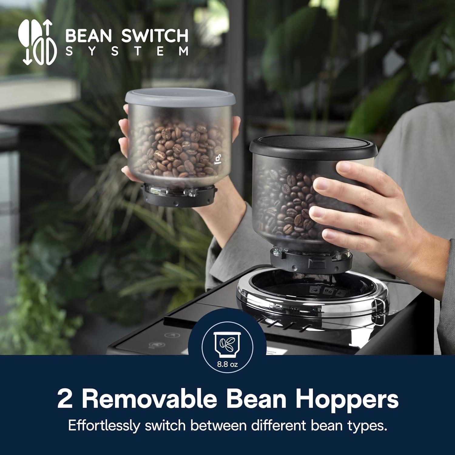 Cafetera Espresso Automática De'Longhi Rivelia 120V Negro