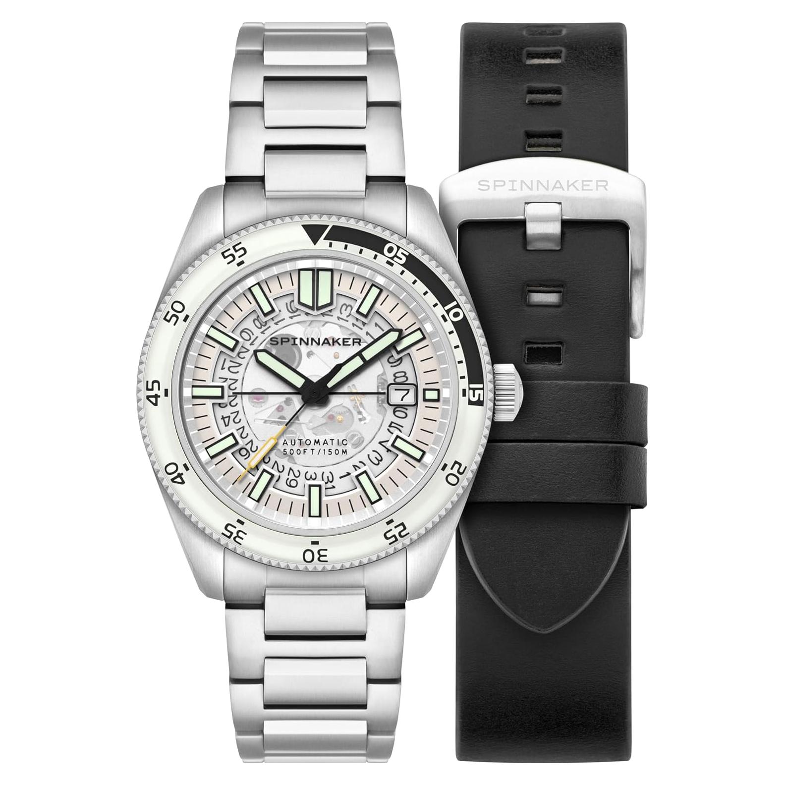 Reloj Automático Spinnaker Fleuss 43mm Hombre Acero Inoxidable