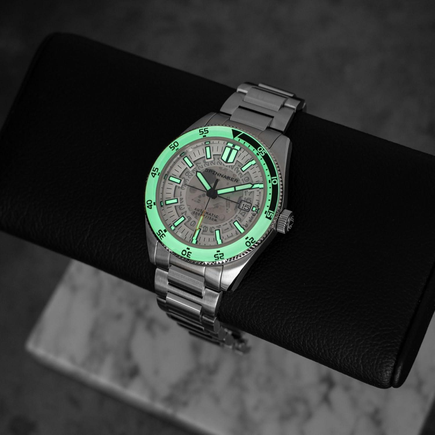 Reloj Automático Spinnaker Fleuss 43mm Hombre Acero Inoxidable