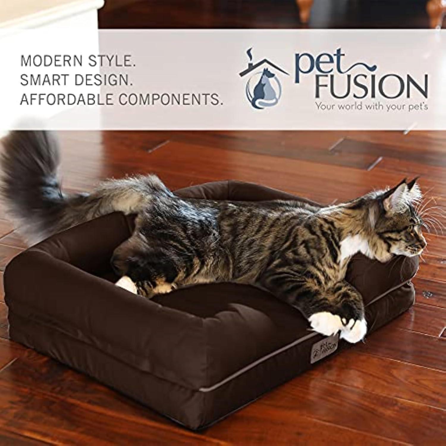 Cama para Perros PetFusion Ultimate Espuma de Memoria 63.5x50.8cm