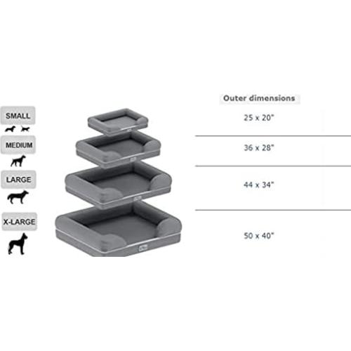 Cama Ortopédica para Perros Furstrom Mediana Espuma Memoria 91x71cm