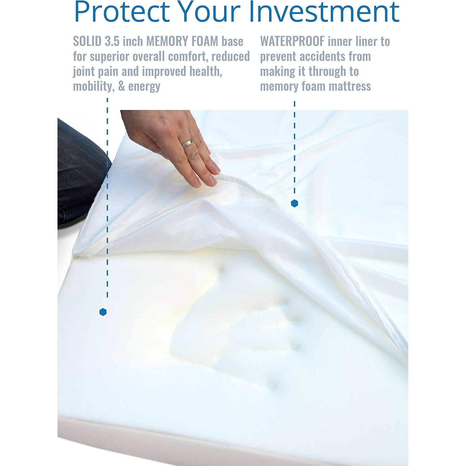 Cama Ortopédica para Perros PetFusion XL 111.8x86.4cm Espuma Memoria