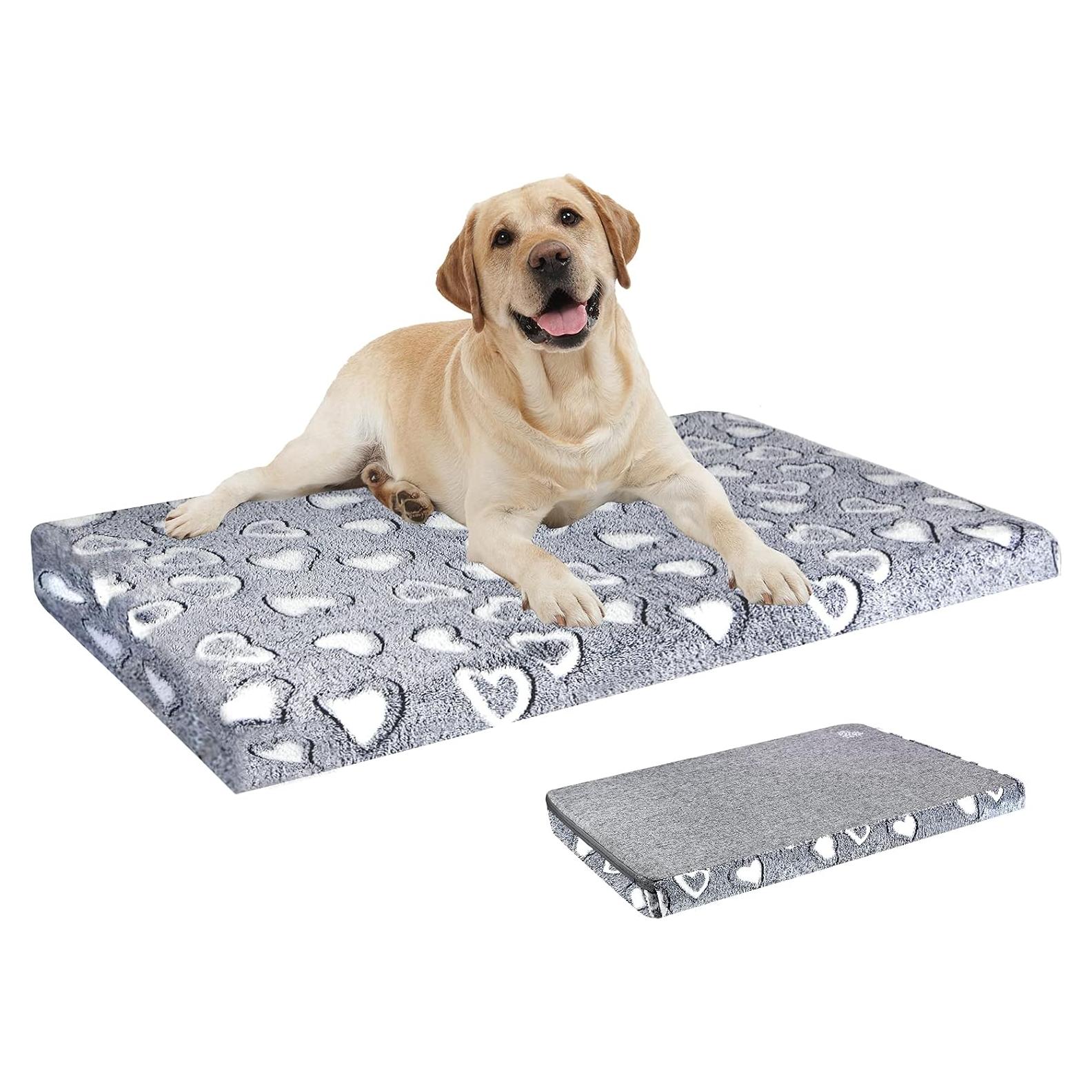Cama para Perro VANKEAN XXL Impermeable Reversible Gris