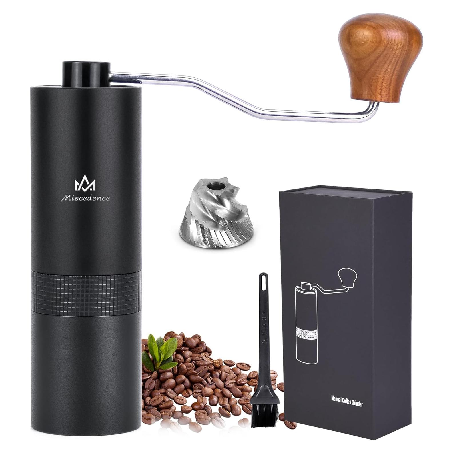 Molino de Café Manual Miscedence M-KCG Acero Inoxidable 0.71kg