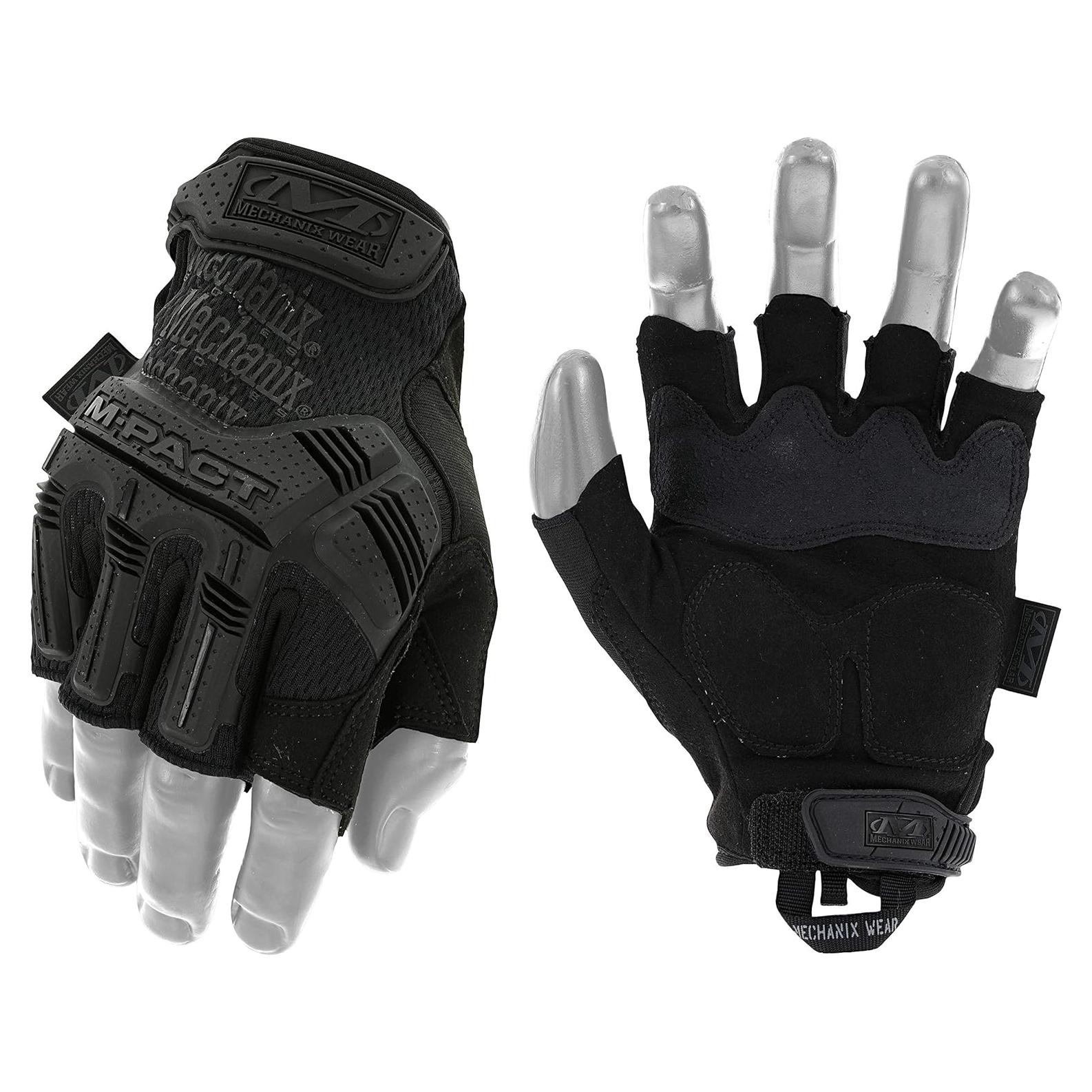 Guantes Tácticos Mechanix Wear M-Pact Sin Dedos Mediano