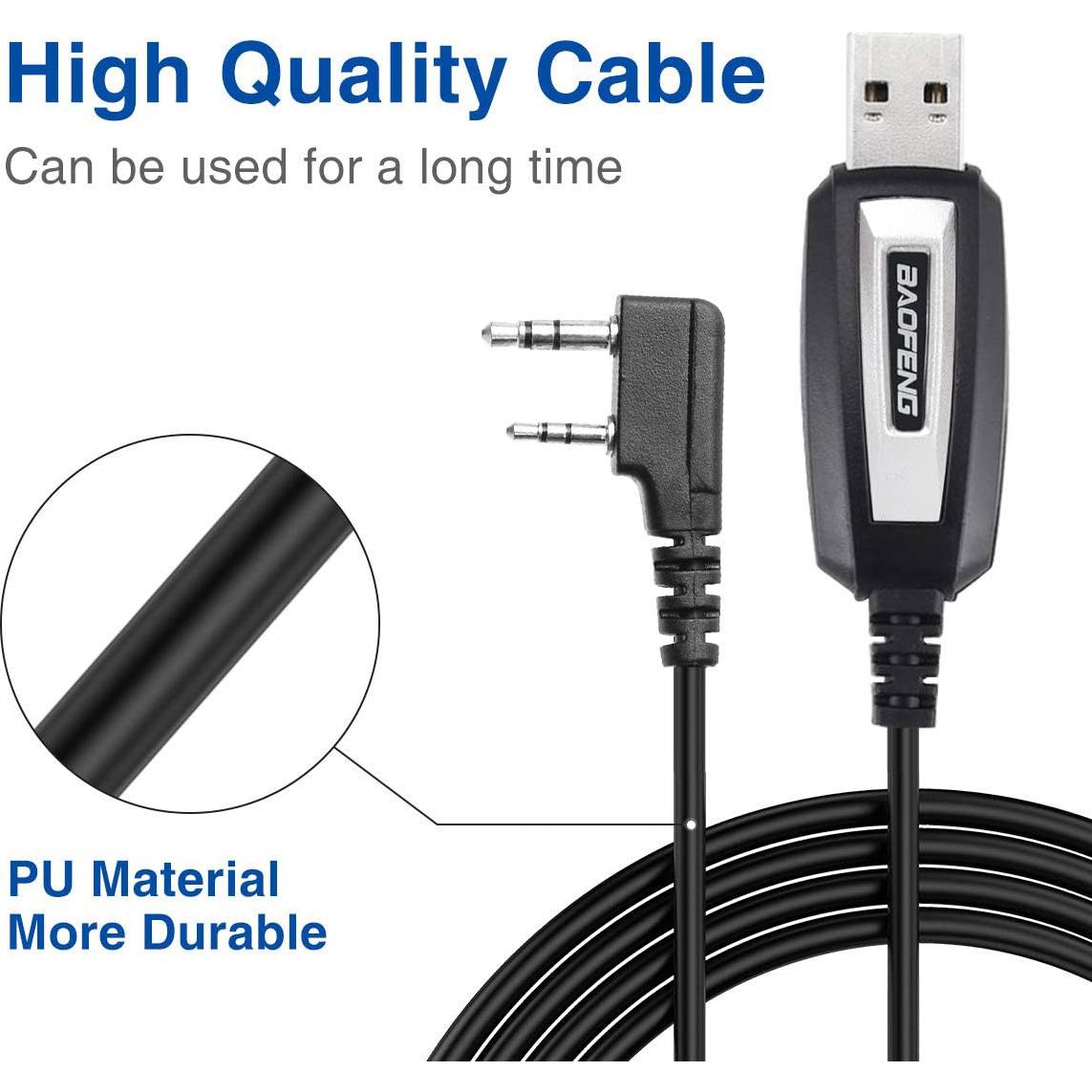 Cable de Programación USB Baofeng CH340 para Radios UV-5R