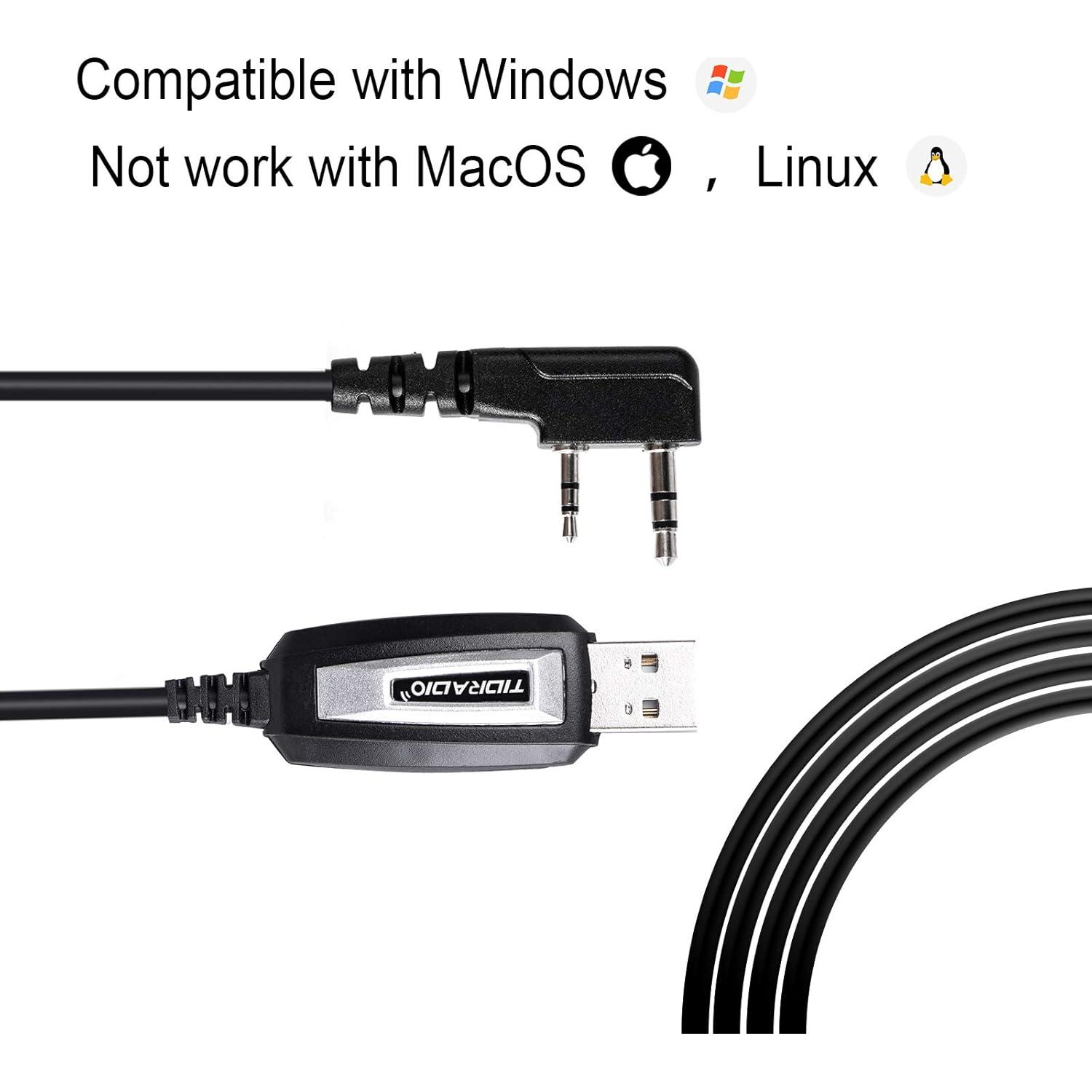 Cable de Programación USB TIDRADIO CH340 para Walkie Talkies