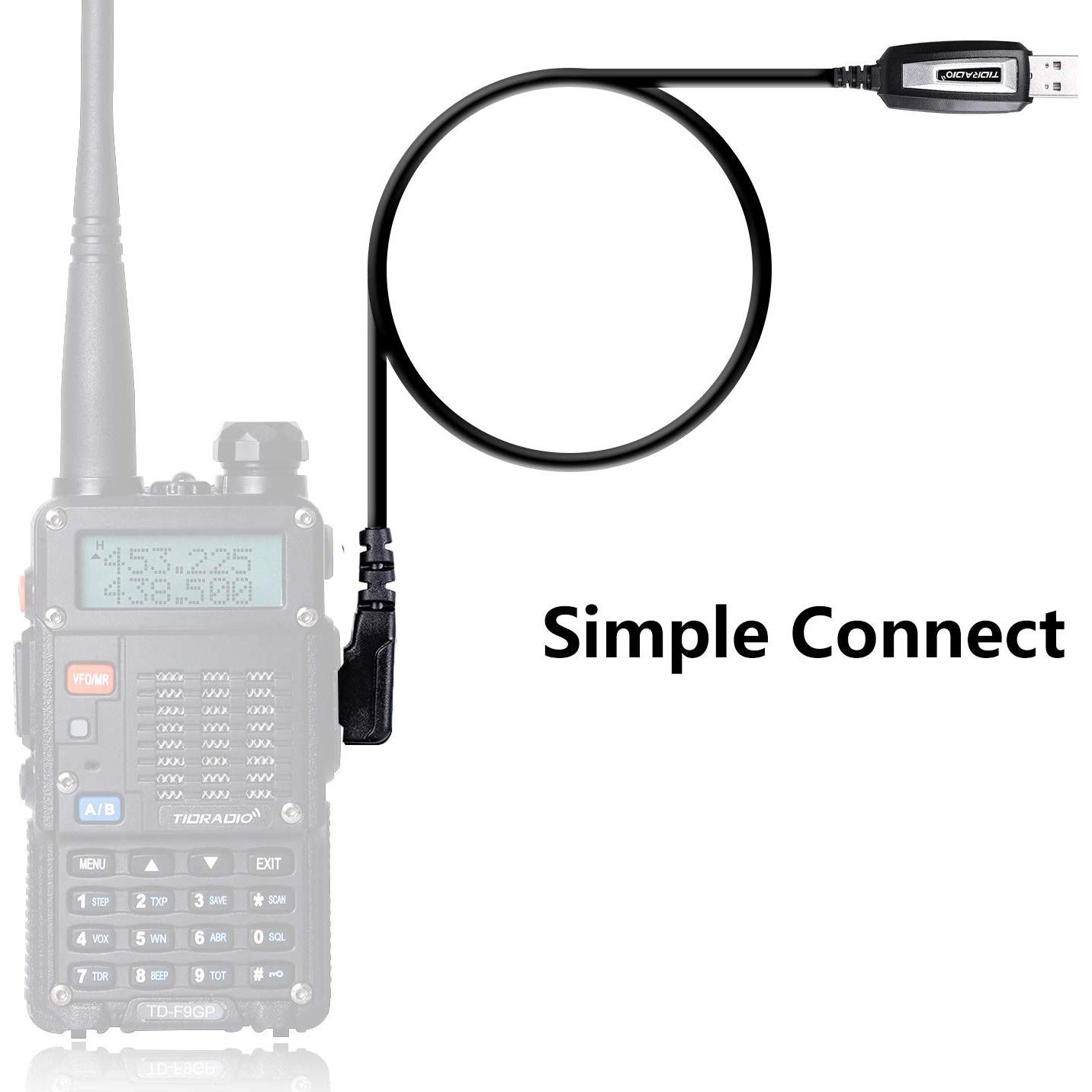 Cable de Programación USB TIDRADIO CH340 para Walkie Talkies