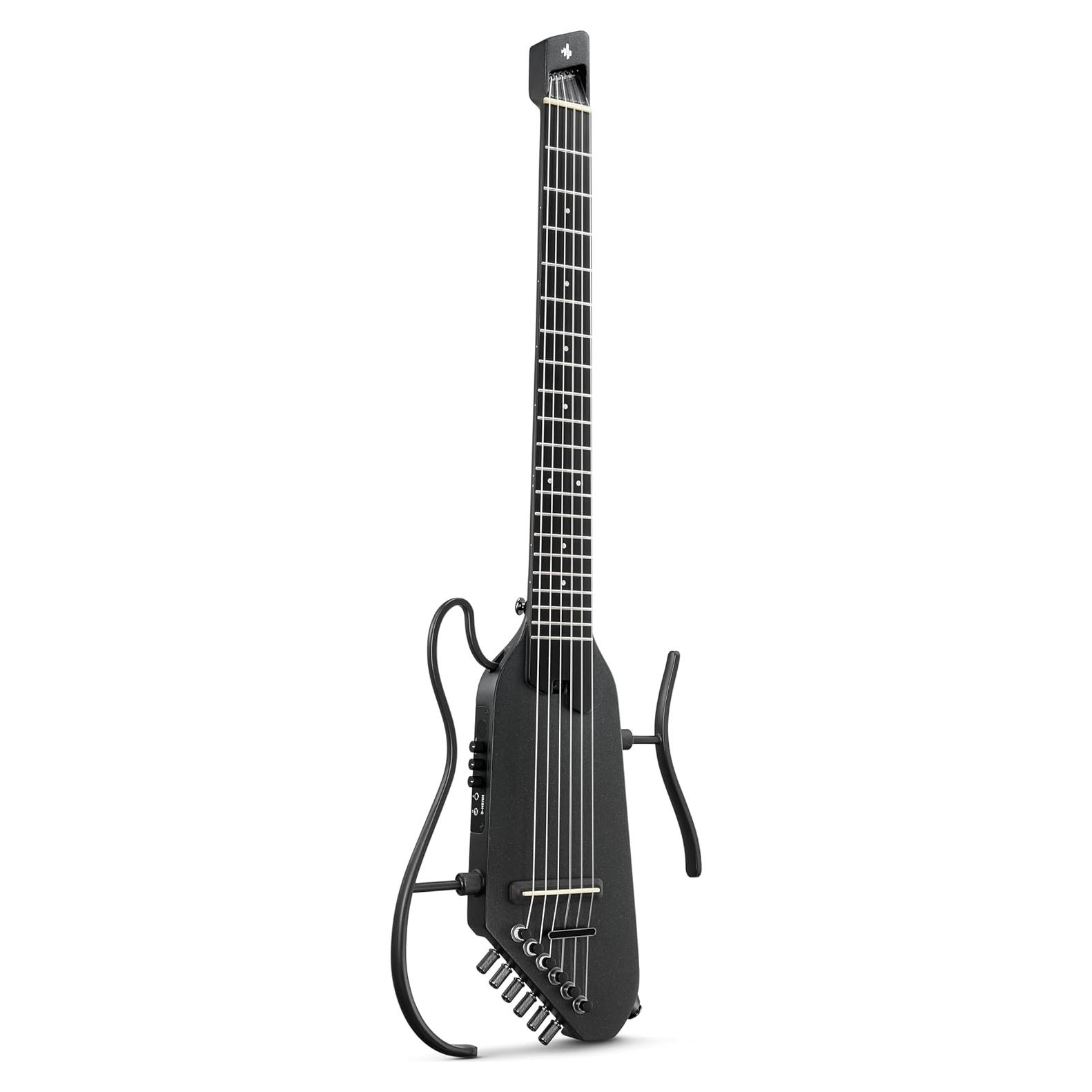 Guitarra Clásica Eléctrica Donner HUSH C Nylon 6 Cuerdas - Negro