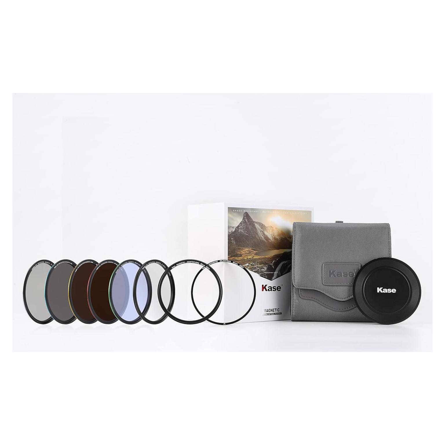 Filtro Magnético Kase Wolverine 82mm Kit con CPL ND8 ND64 ND1000