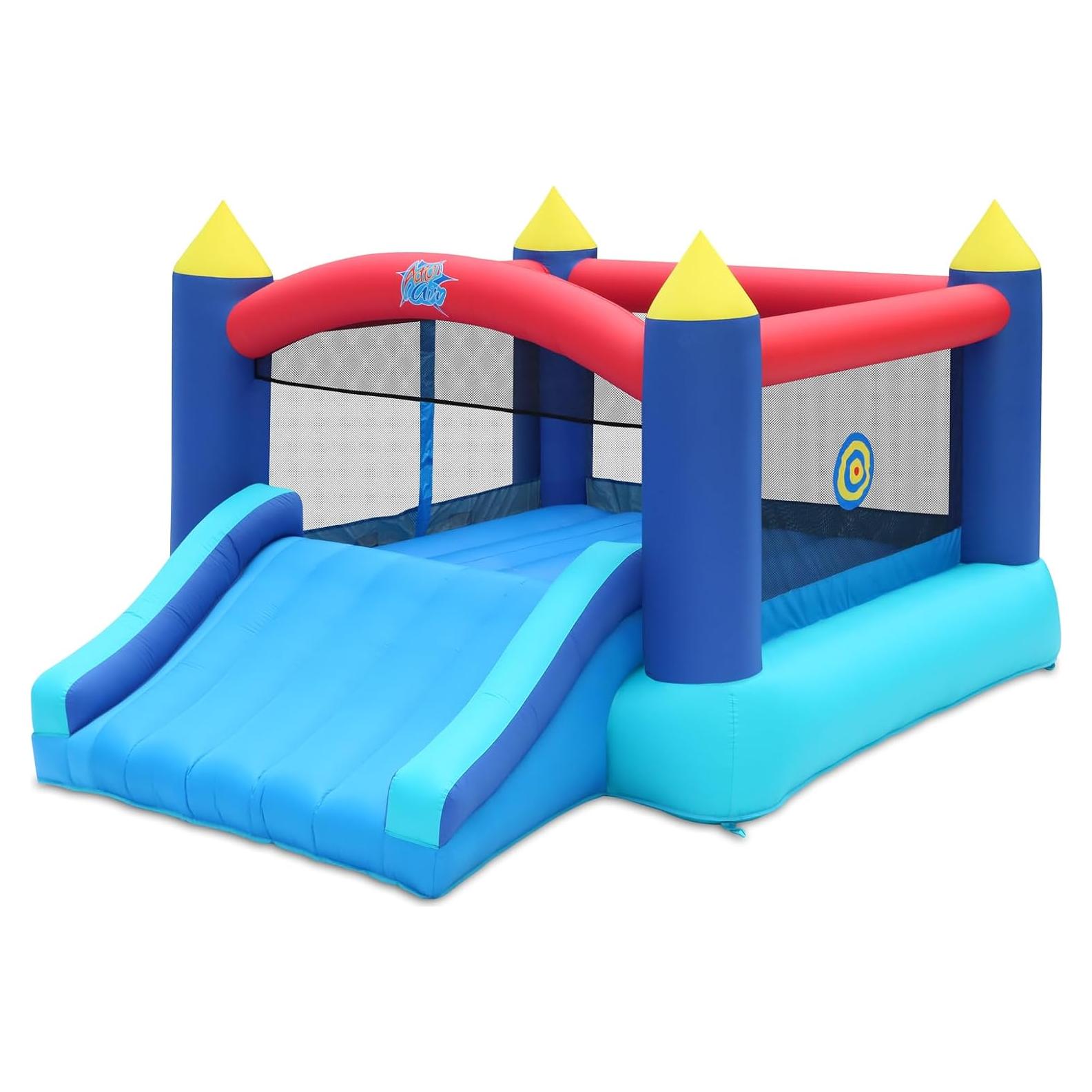 Castillo Inflable Action Air 12x9m con Soplador y Resbaladilla