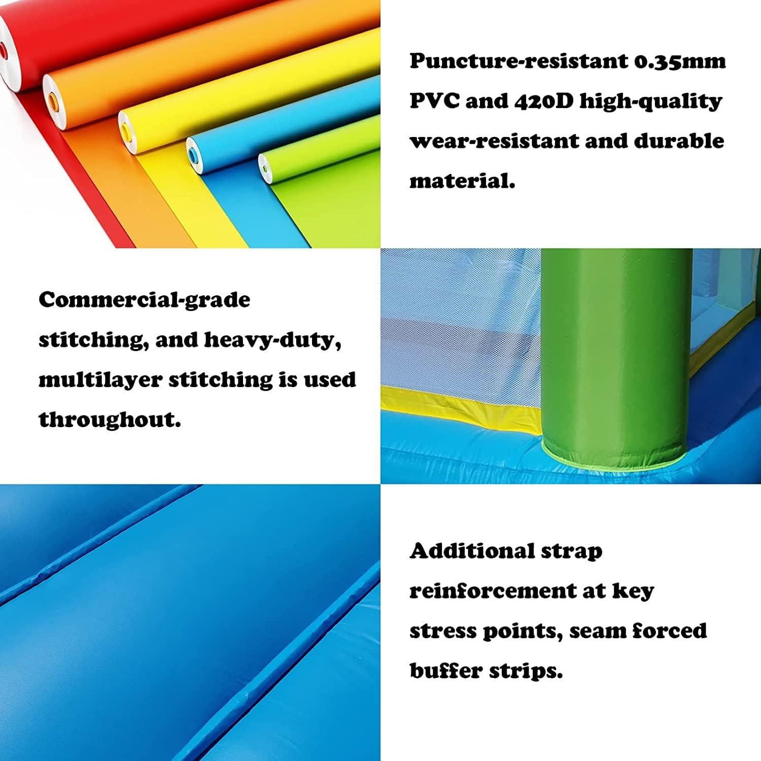 Castillo Inflable YARD 6208 con Tobogán 3.66m x 2.74m