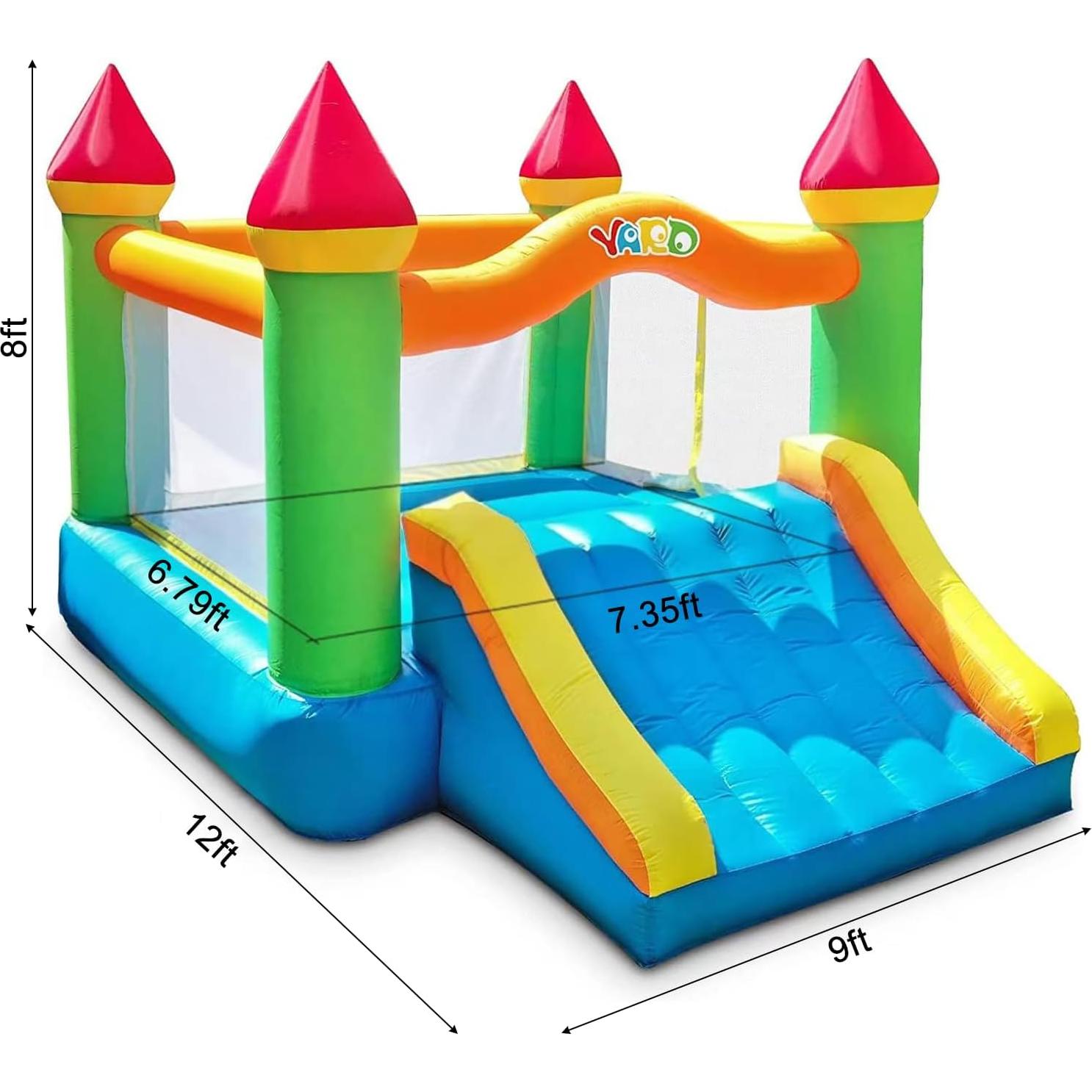 Castillo Inflable YARD 6208 con Tobogán 3.66m x 2.74m