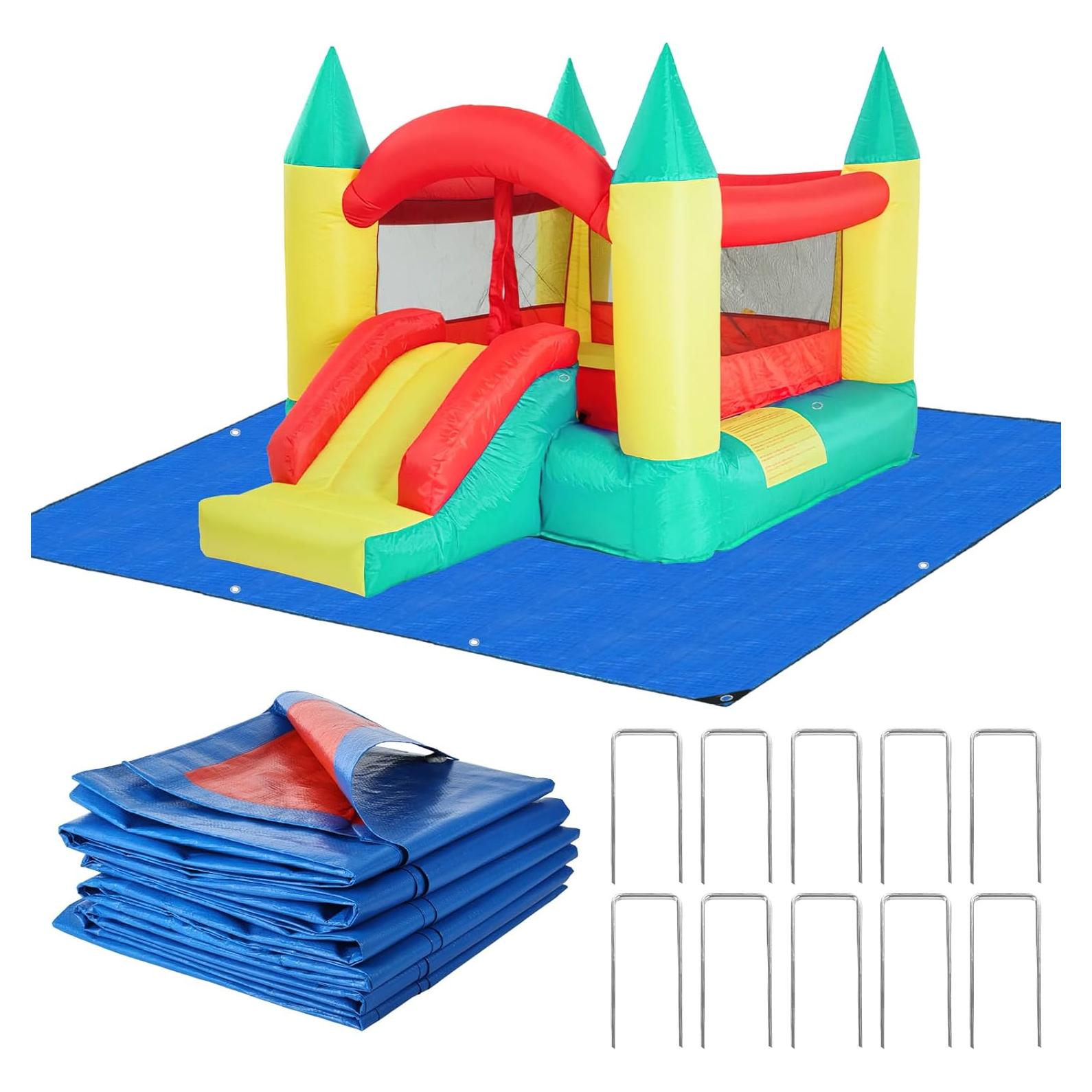 Alfombra Impermeable PE 500x300 cm para Casa Inflable CIEOVO