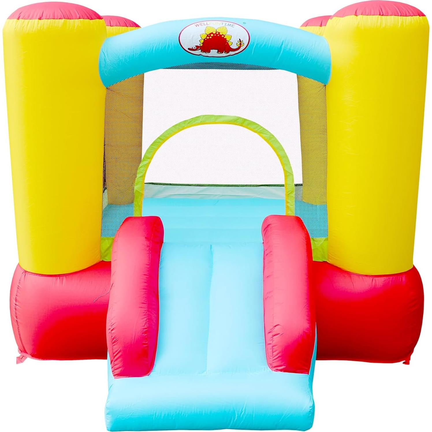 Castillo Inflable con Tobogán WELLFUNTIME 254x196x160 cm