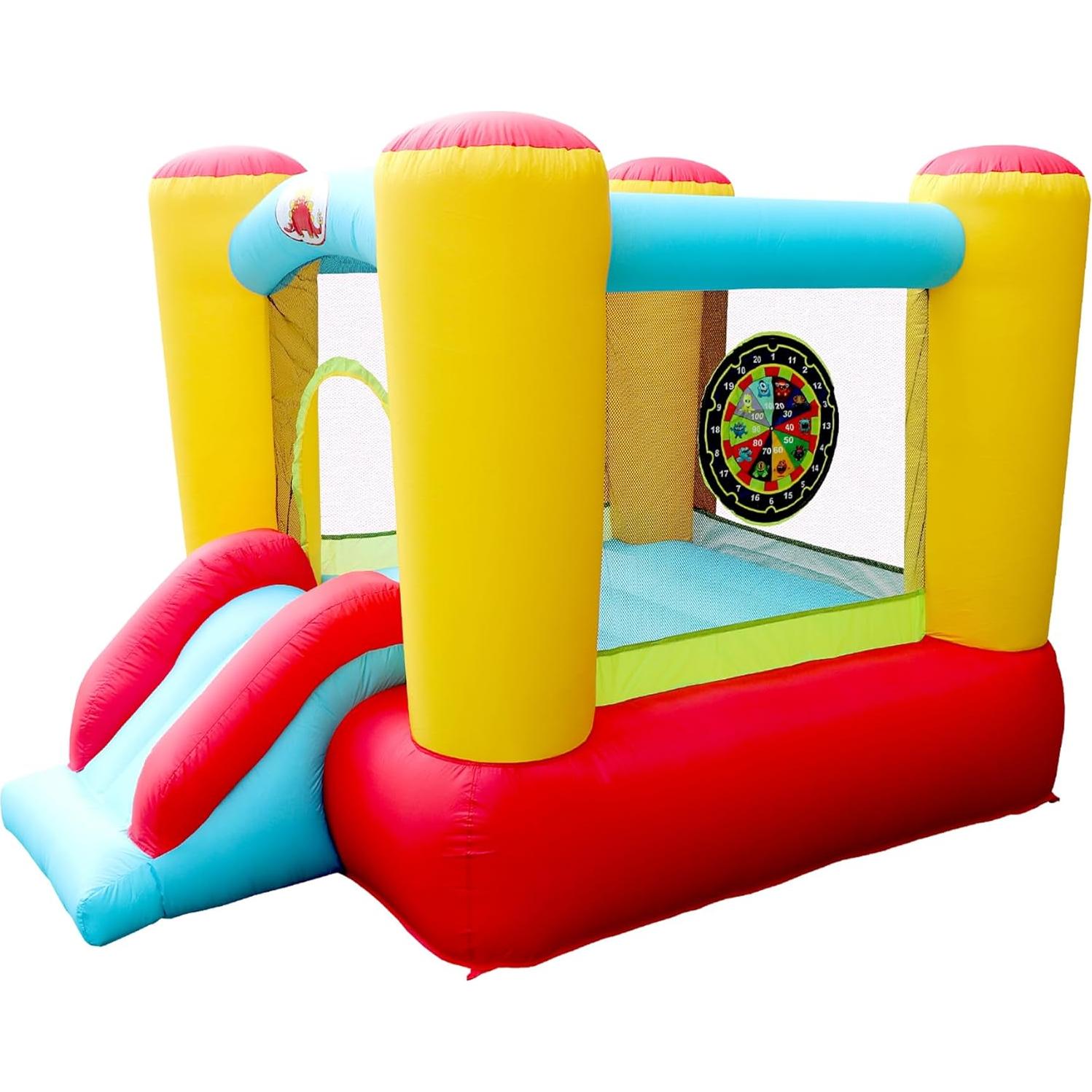 Castillo Inflable con Tobogán WELLFUNTIME 254x196x160 cm