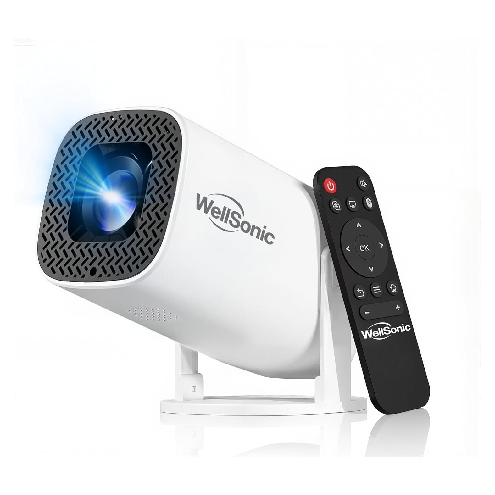 Mini Proyector Portátil WellSonic P30 Pro 4K WiFi Bluetooth