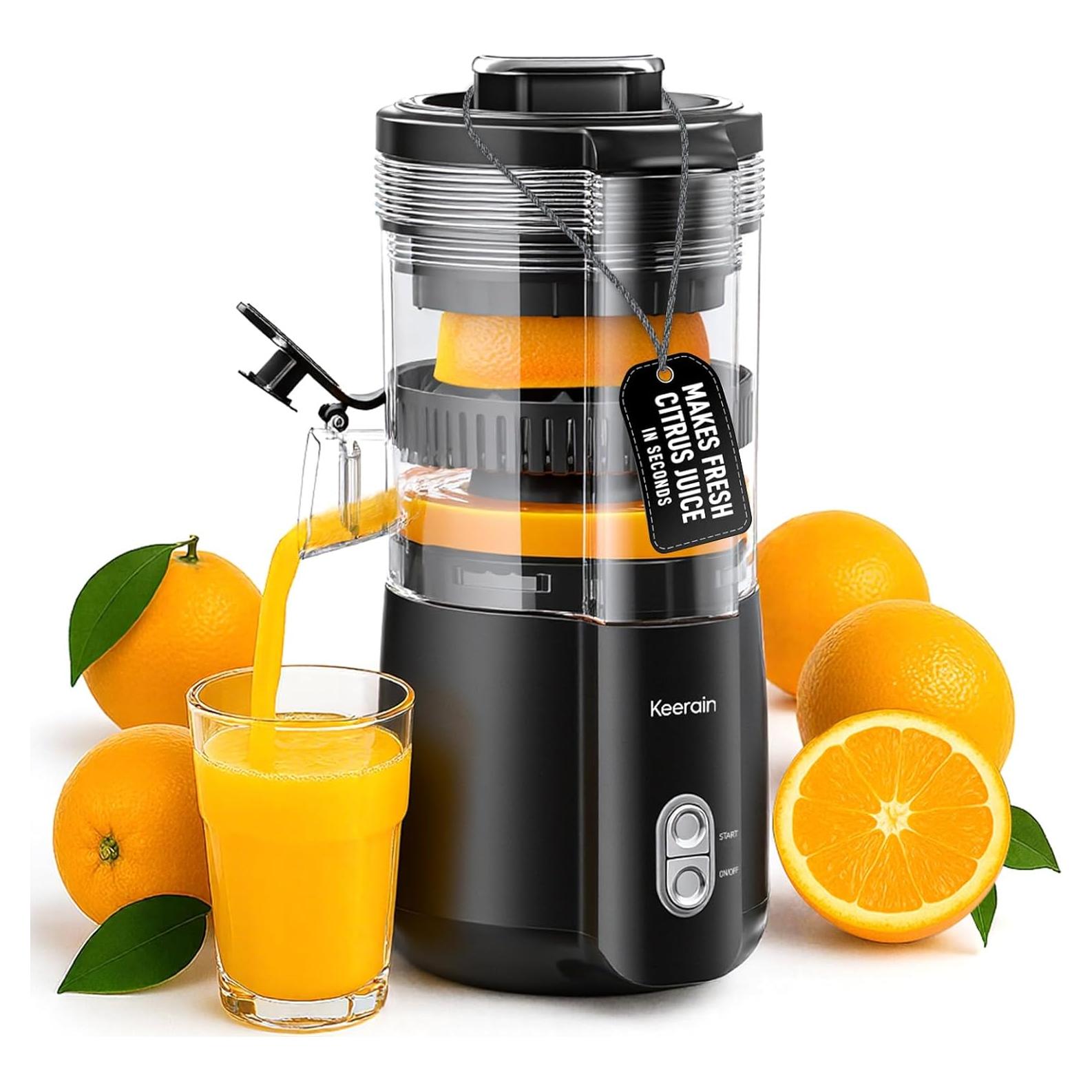 Exprimidor Eléctrico Keerain CJ001-GY 1L para Cítricos