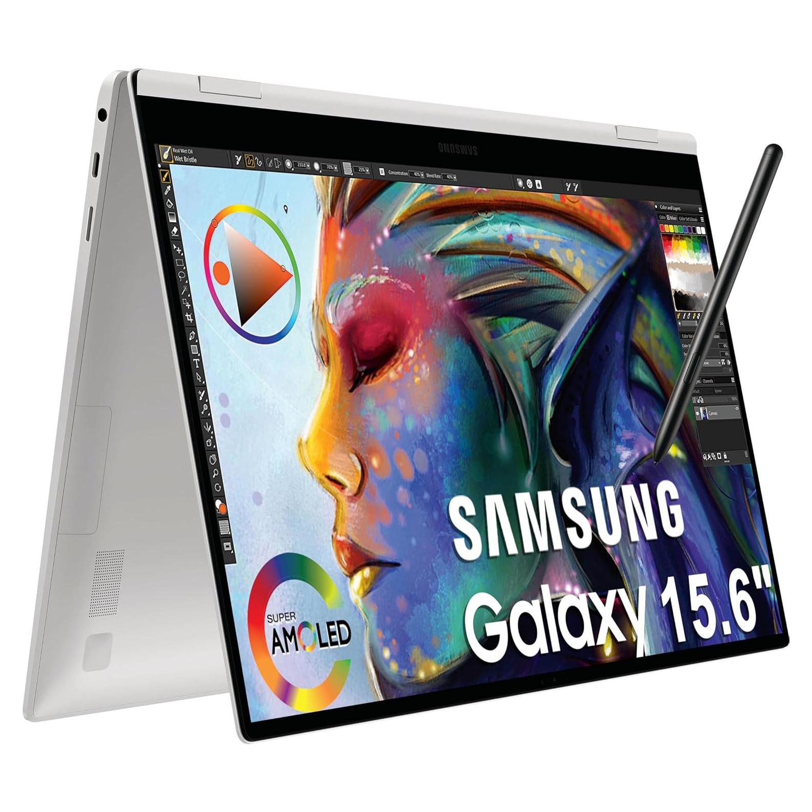 Laptop 2-en-1 Samsung Galaxy Book2 Pro 360 15.6" FHD