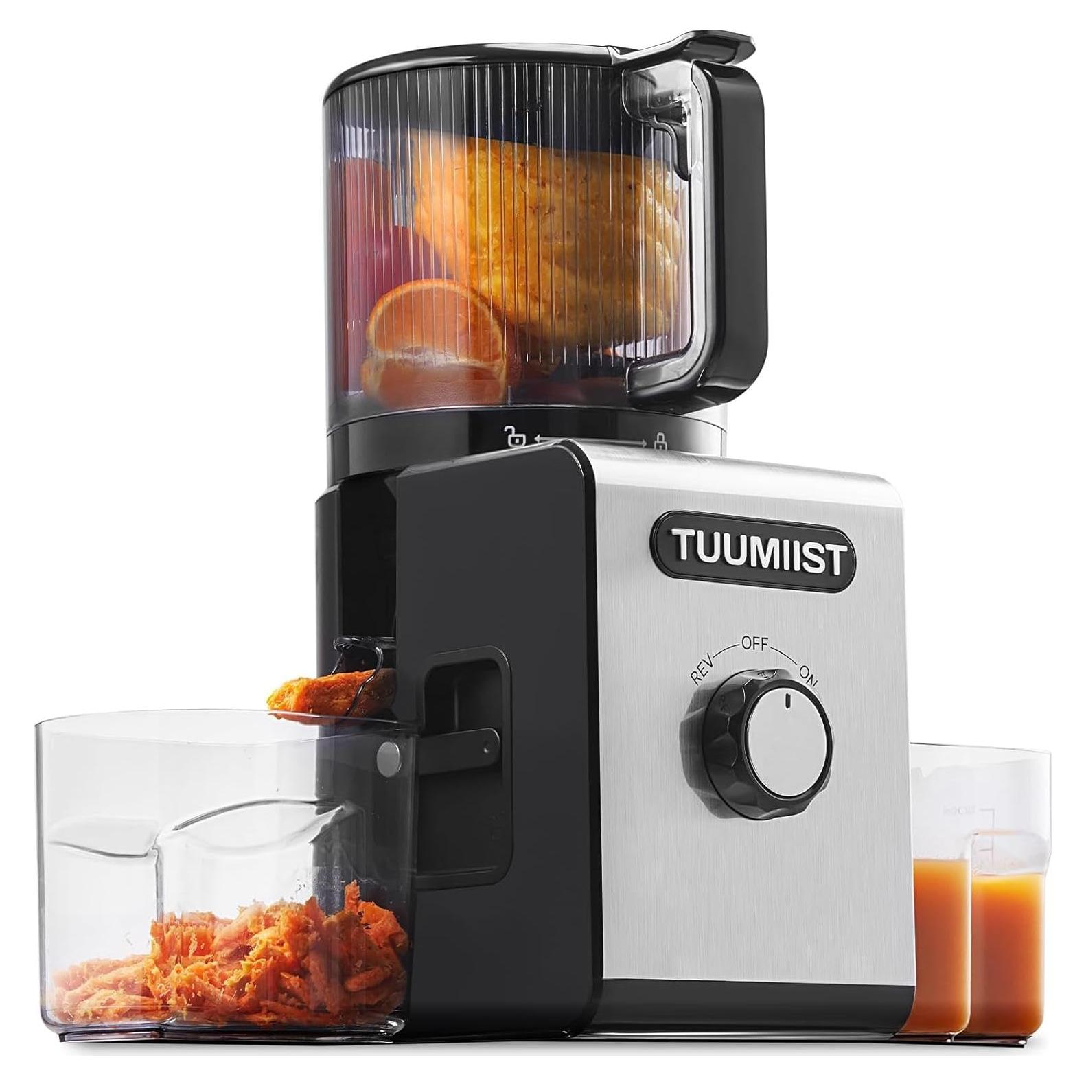 Exprimidor de Prensa Fría TUUMIIST TM-780SJ 3L 400W Negro