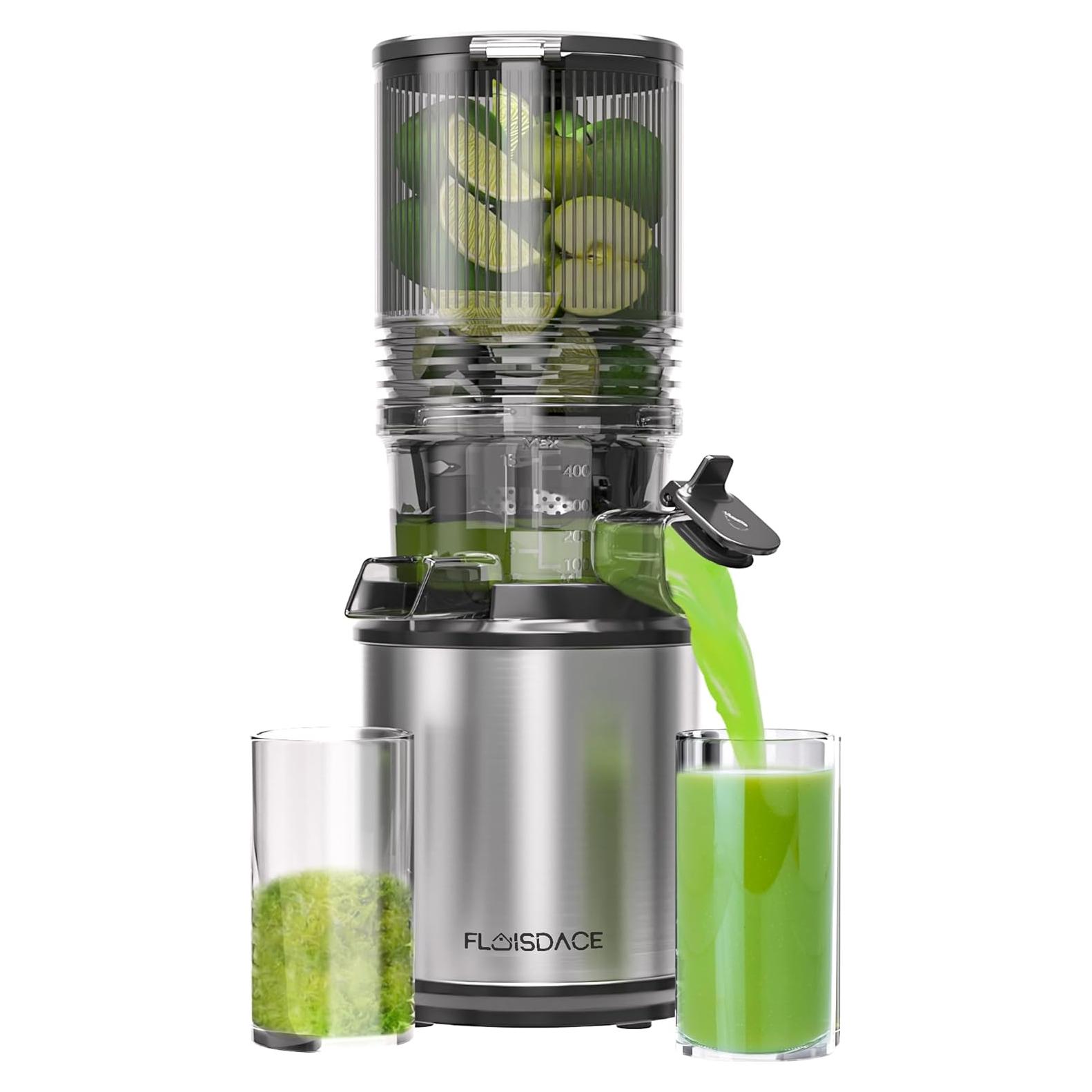 Extractor de Jugo Masticador Floisdace JE120 - 350W, 16.51 cm