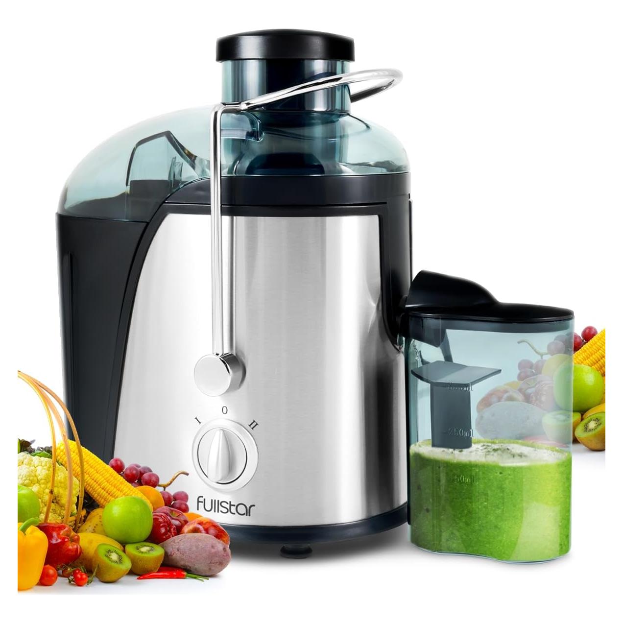 Extractor de Jugo Fullstar 400W Acero Inoxidable 2 Velocidades
