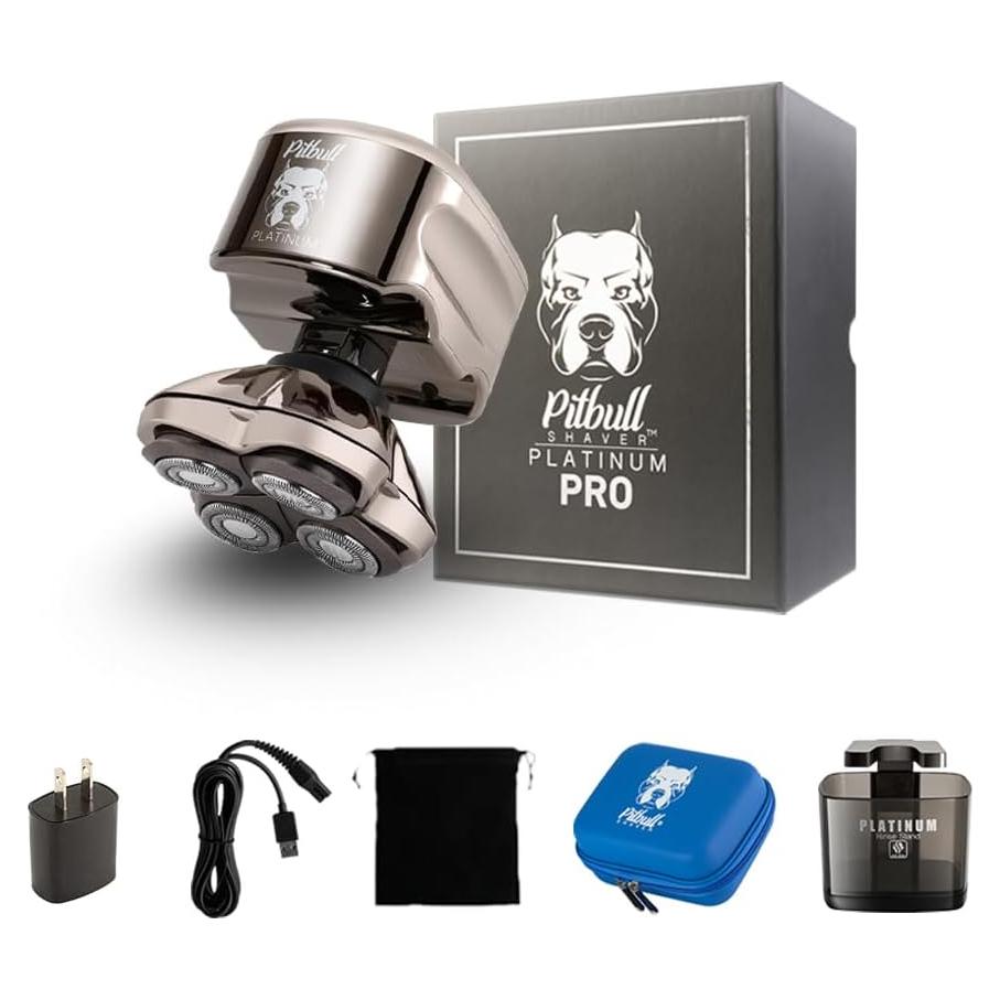 Afeitadora de Cabeza Skull Shaver Pitbull Platinum Pro - Húmedo/Seco