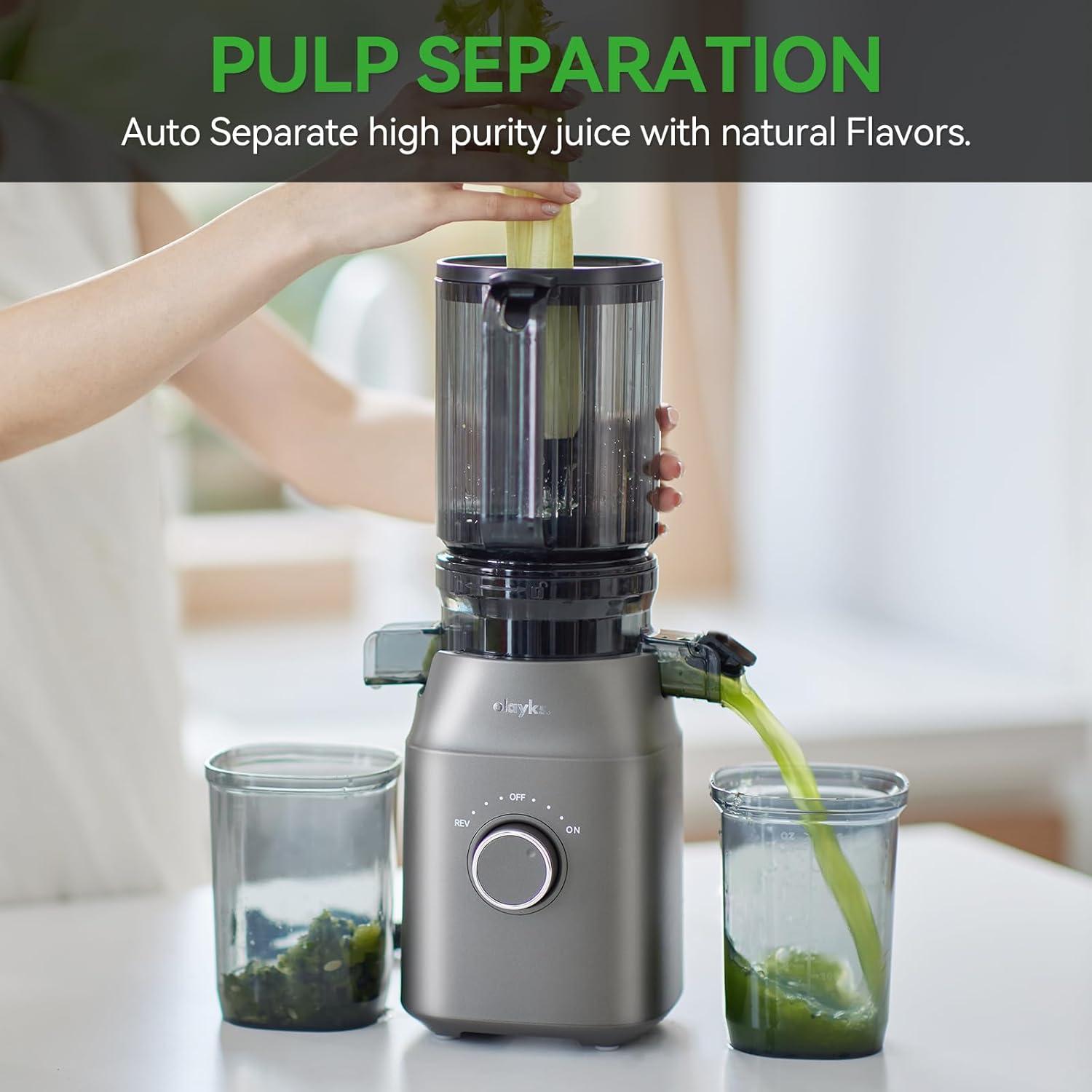 Exprimidor de Prensa Fría Olayks OLK-LJ02 1.18L Gris