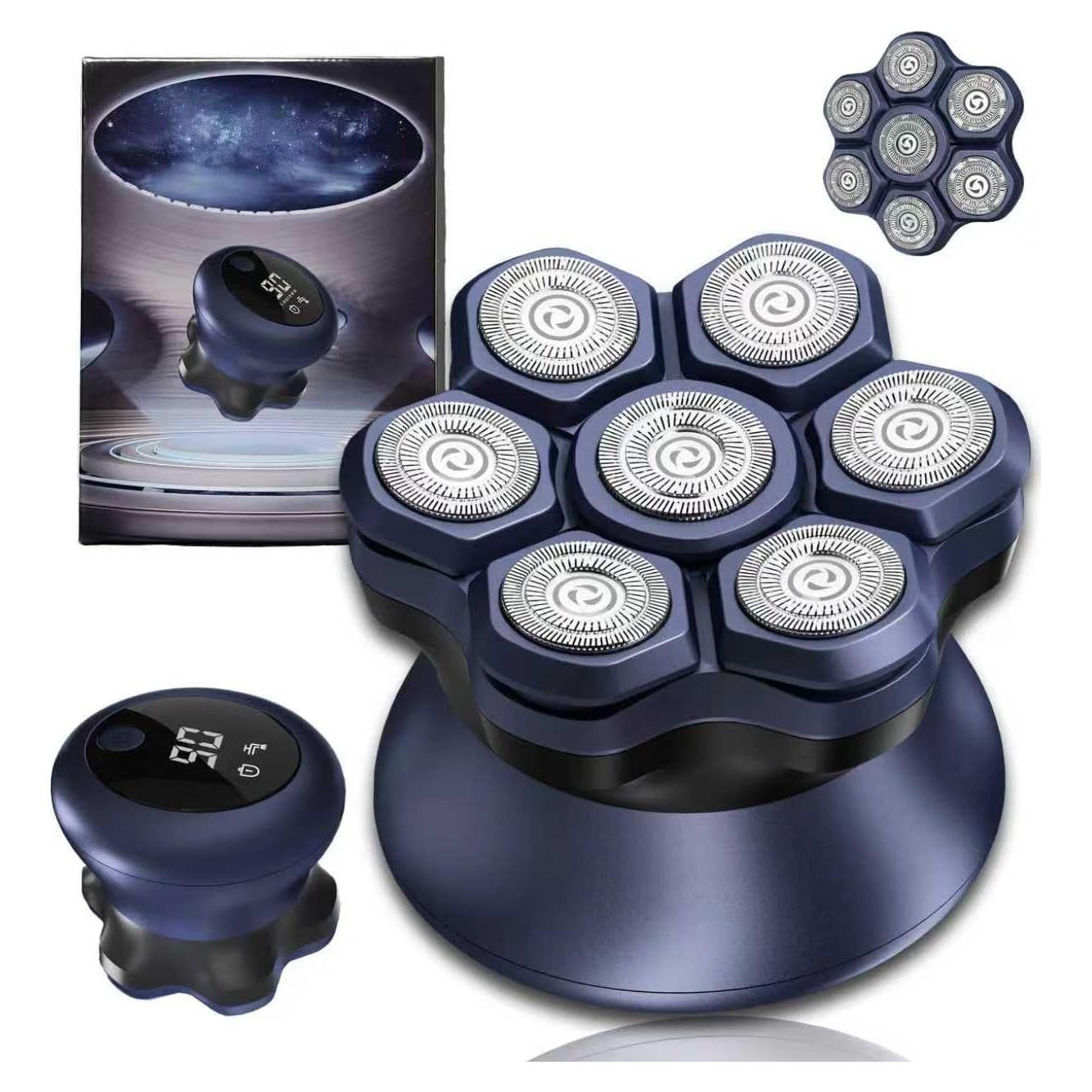 Afeitadora Eléctrica para Cabeza Calva KOMINGDON 7D Impermeable