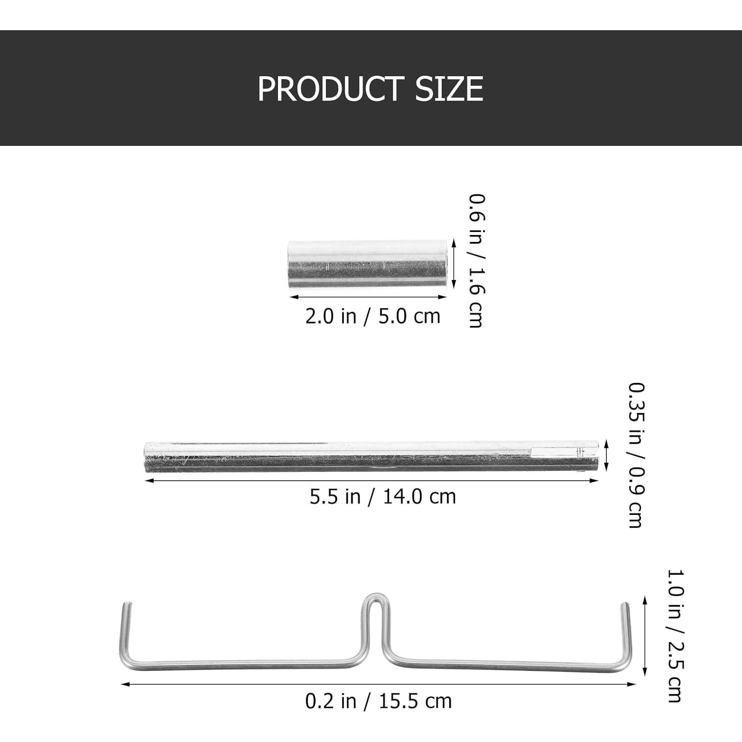 DOITOOL Varilla de Revolver para Máquina de Palomitas de Maíz