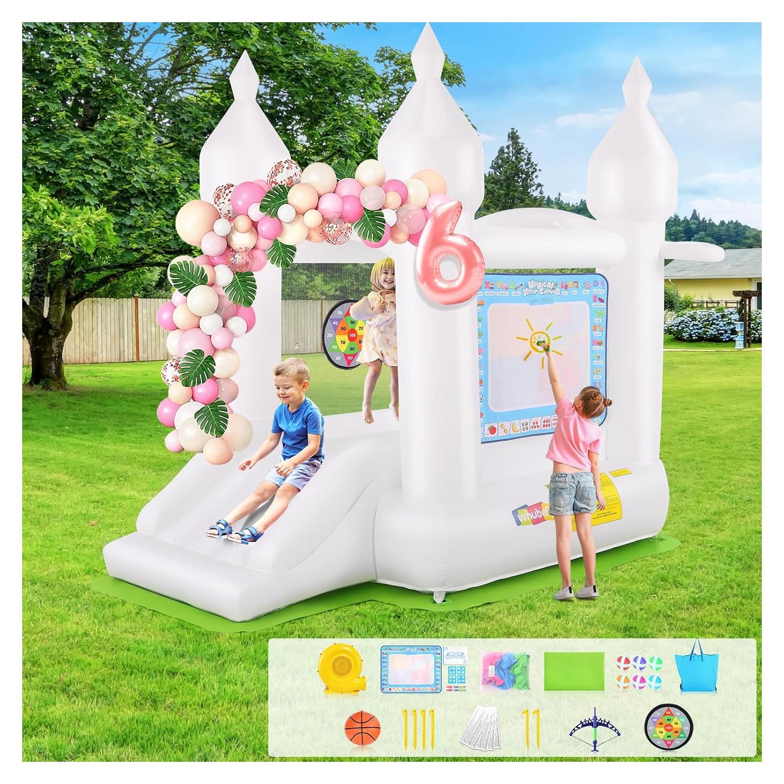 Castillo Inflable Whubefy 259x178x246 cm para Niños 2-8 Años