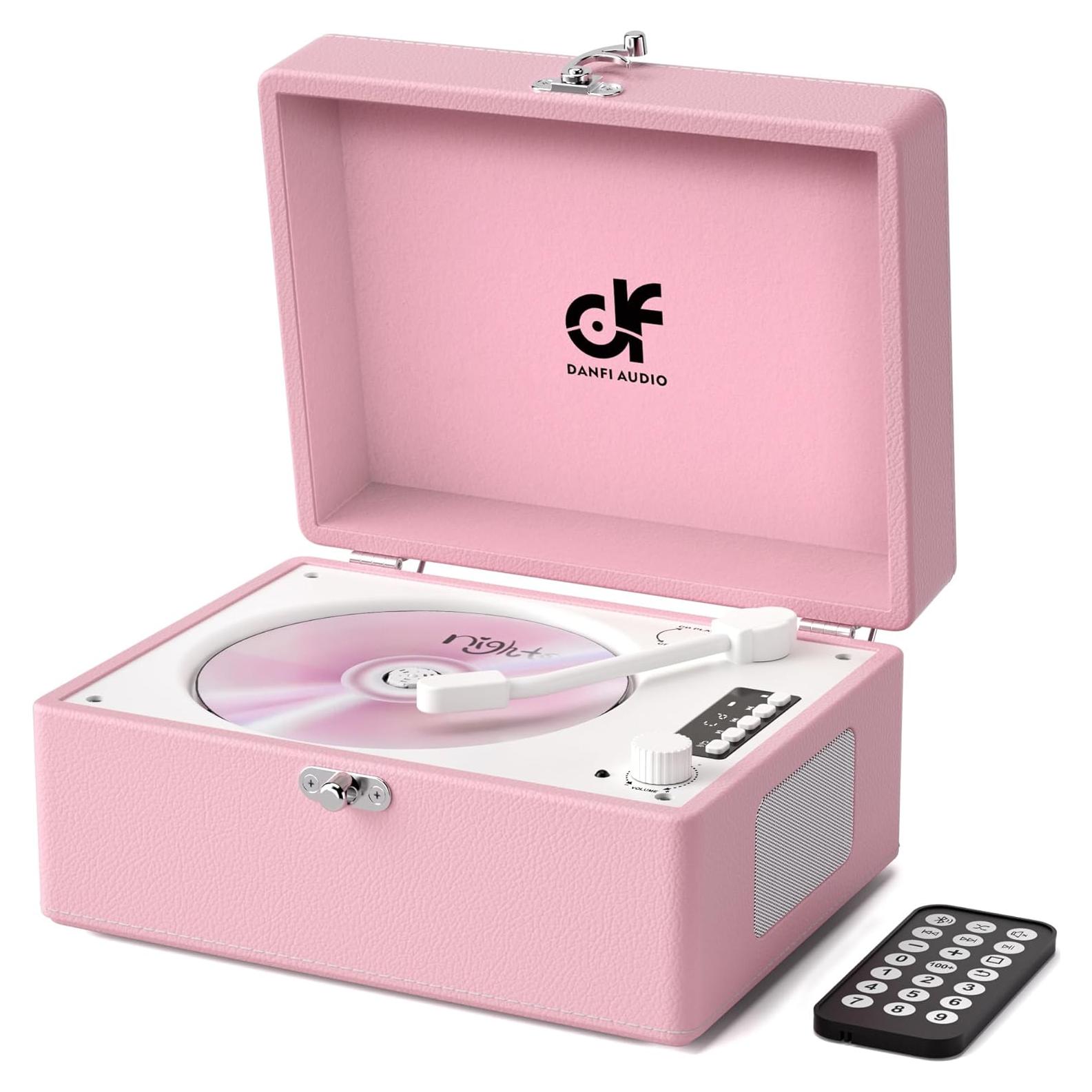 Reproductor de CD Bluetooth DANFI AUDIO DF-003 Rosa